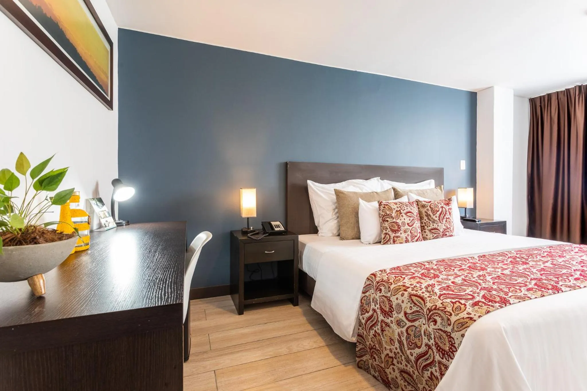 Bed in Hotel Carretero