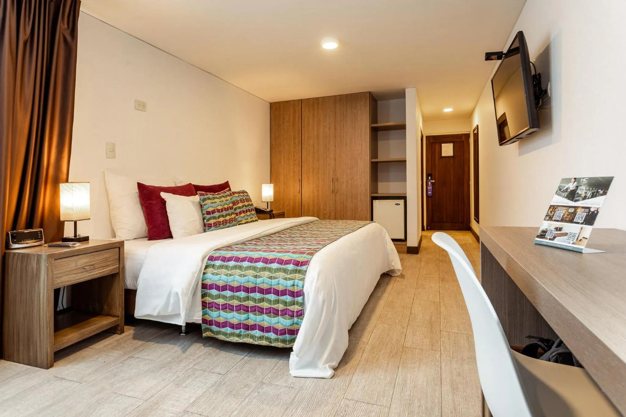 Bed in Hotel Carretero