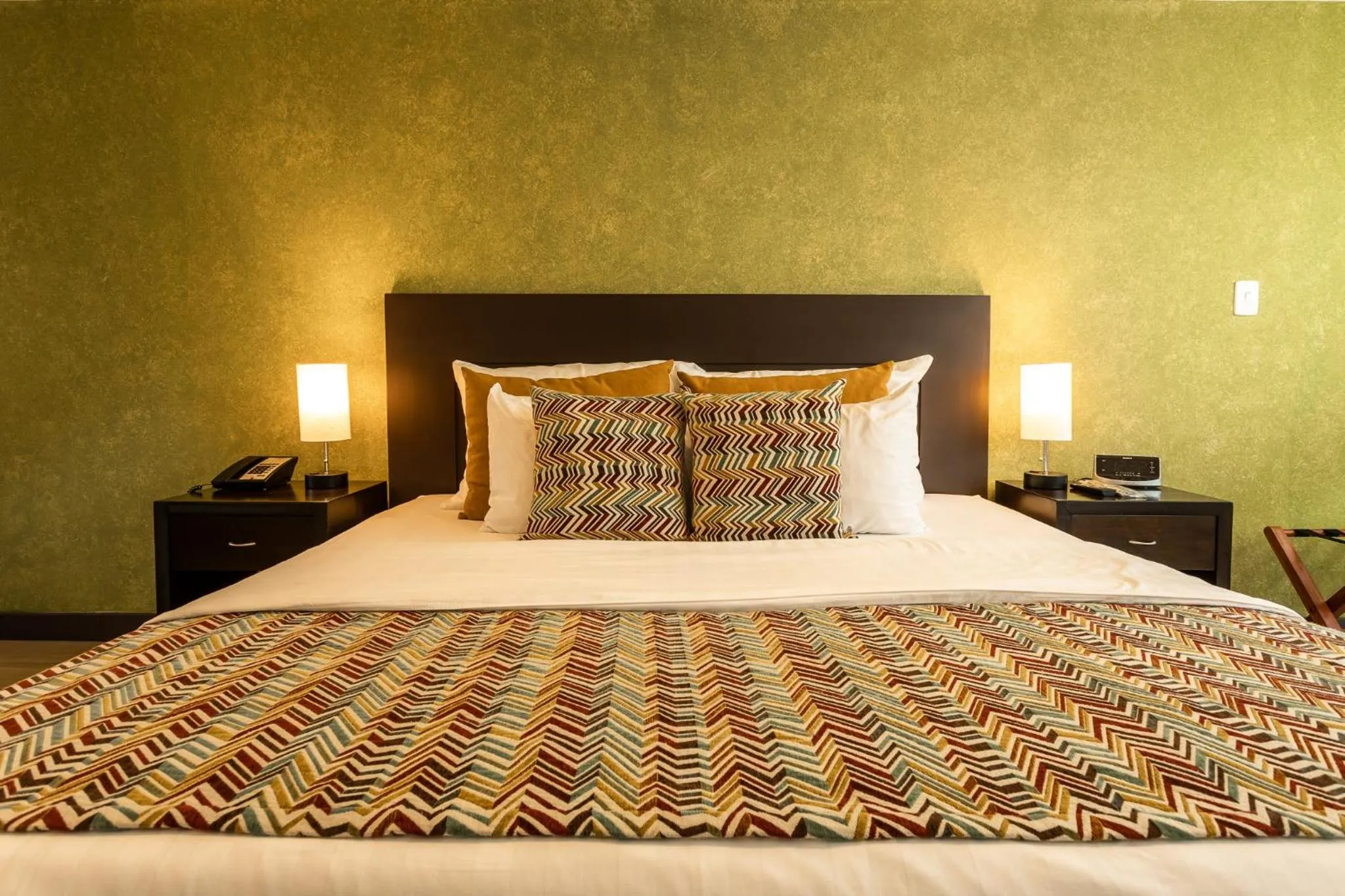 Bed in Hotel Carretero