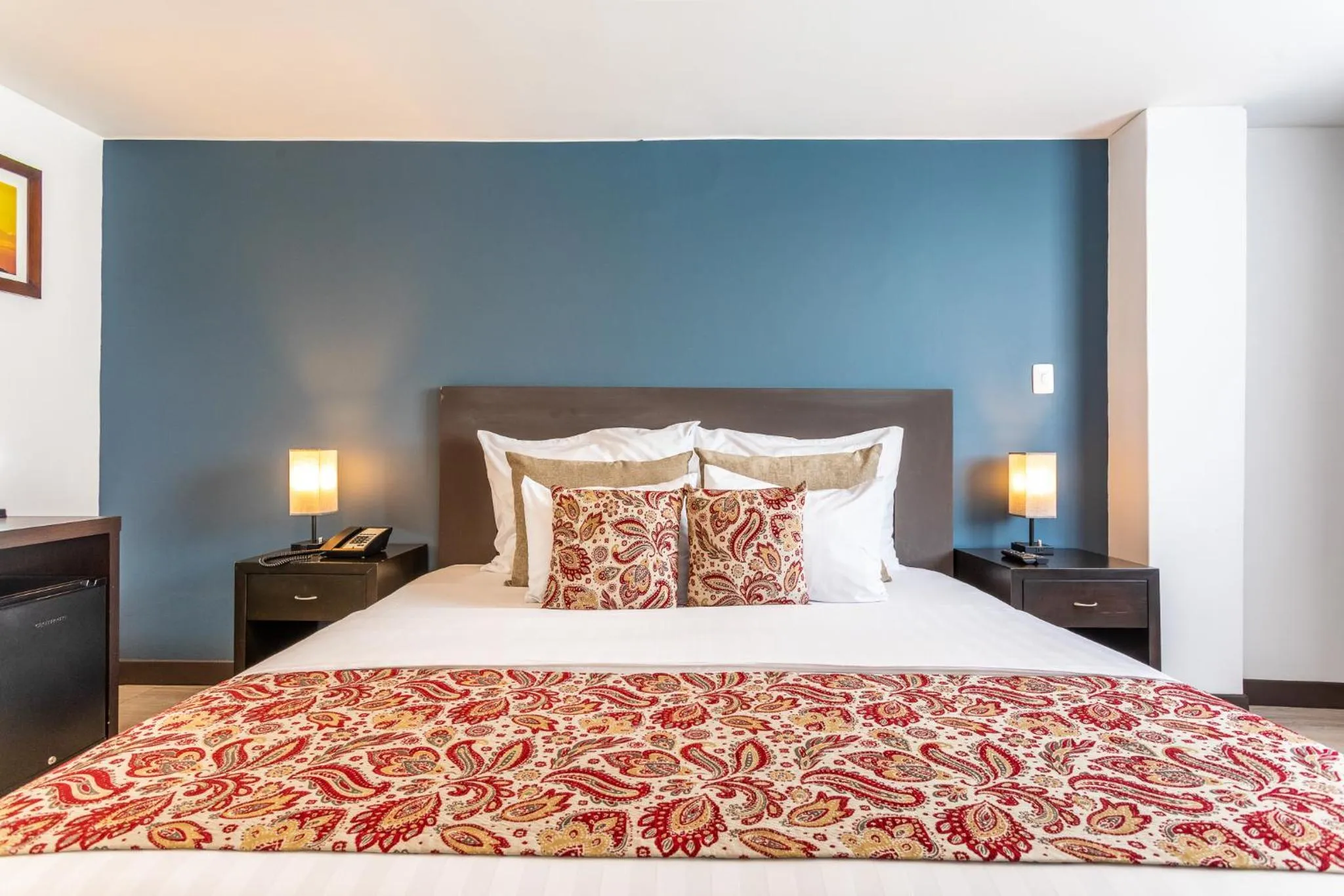 Bed in Hotel Carretero