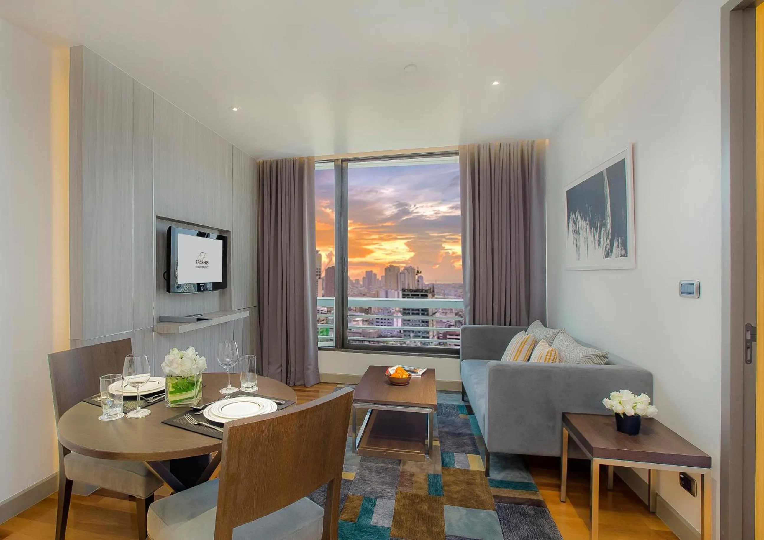 Living room in Fraser Suites Sukhumvit Bangkok