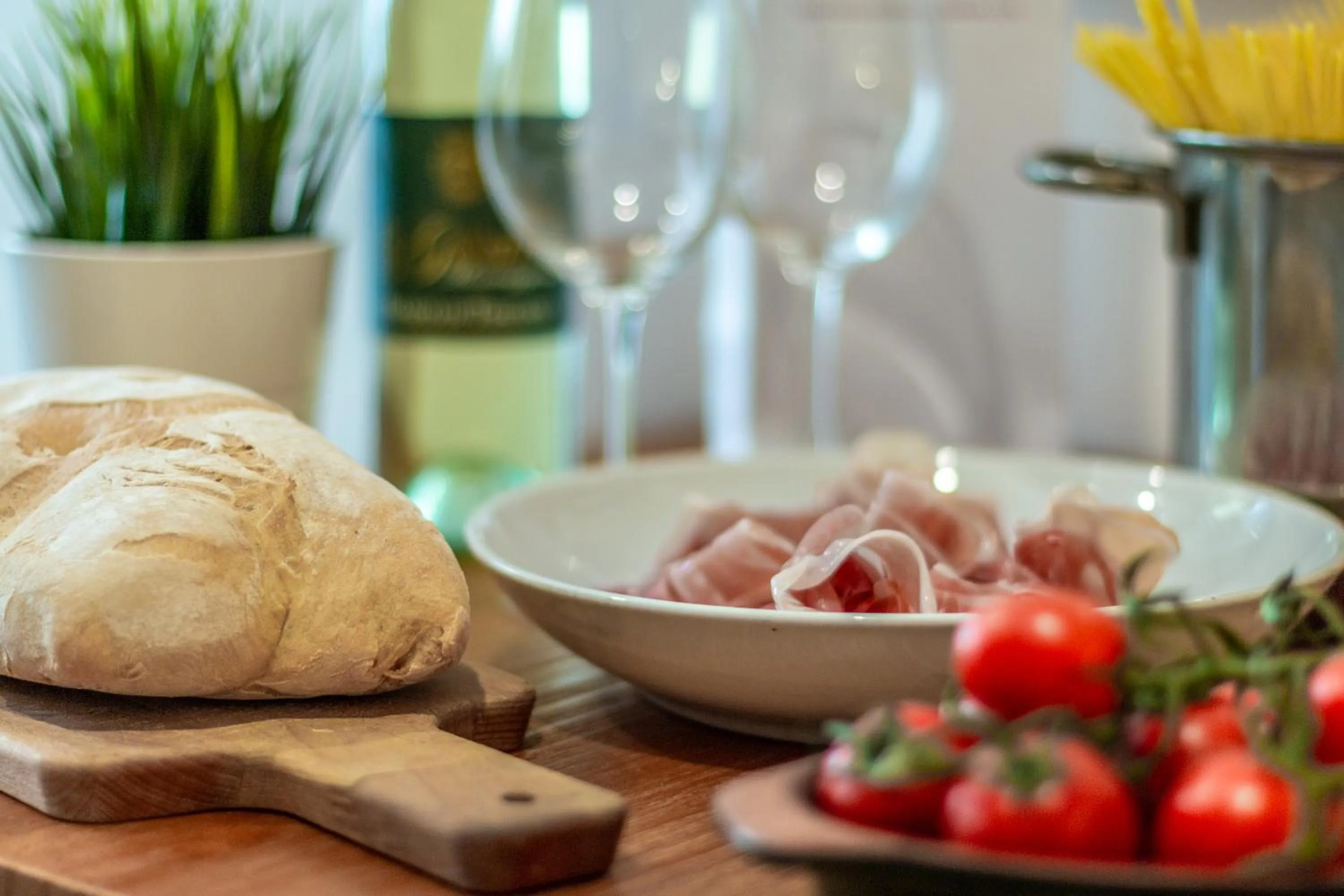 Food and drinks in Wine Apartments Florence Ansonica