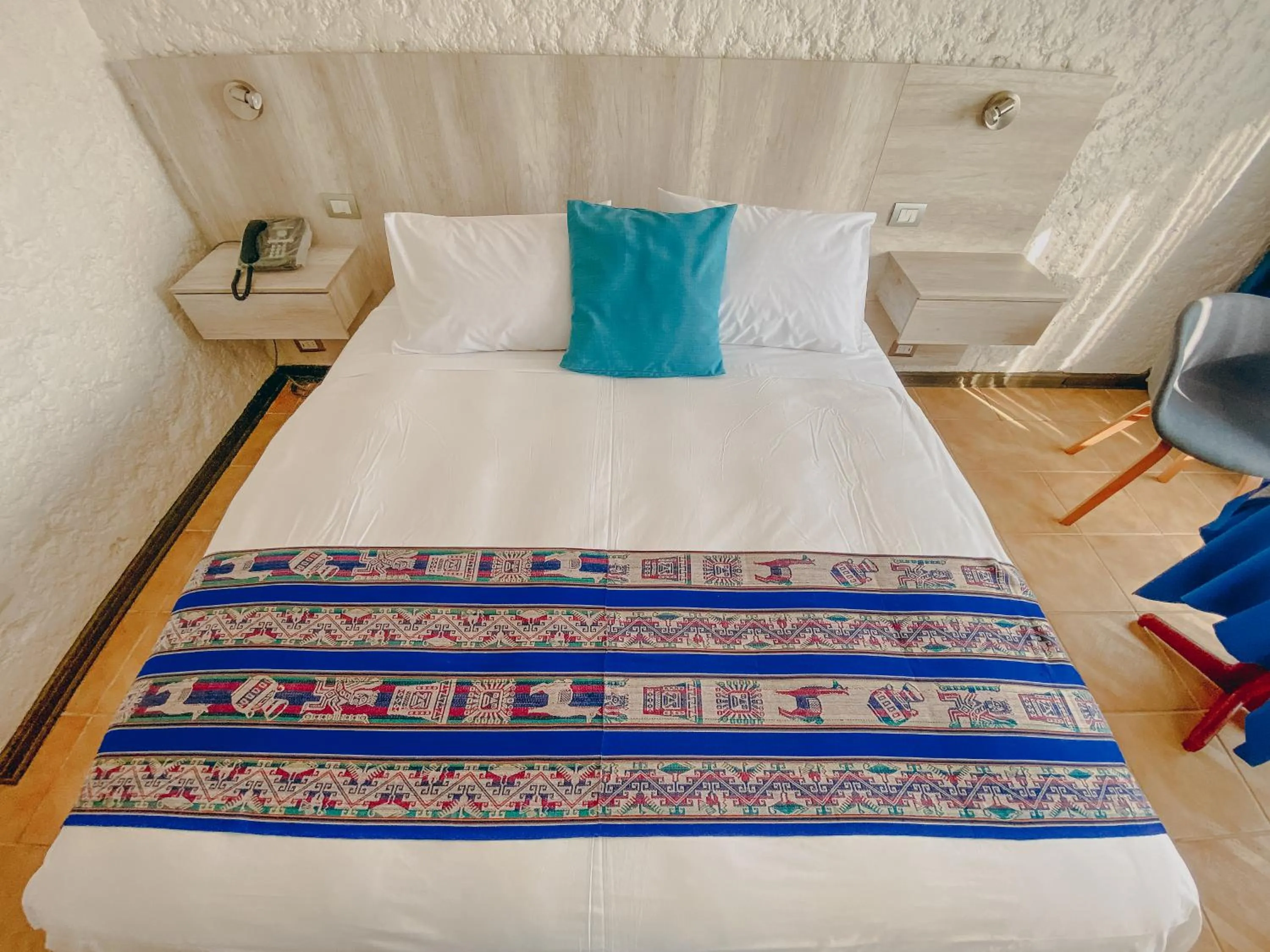 Bed in Panamericana Hotel Arica