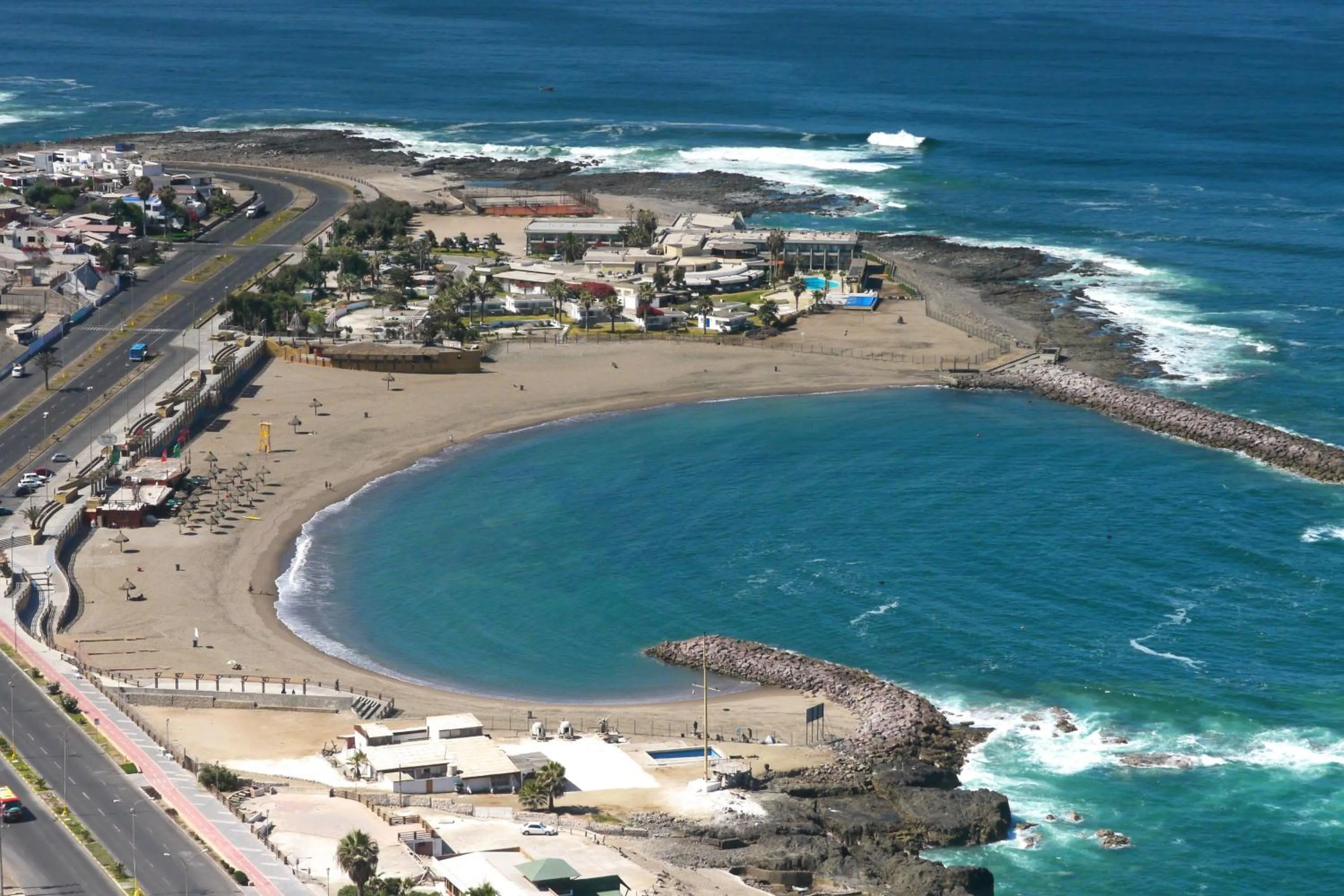 Bird's eye view in Panamericana Hotel Arica