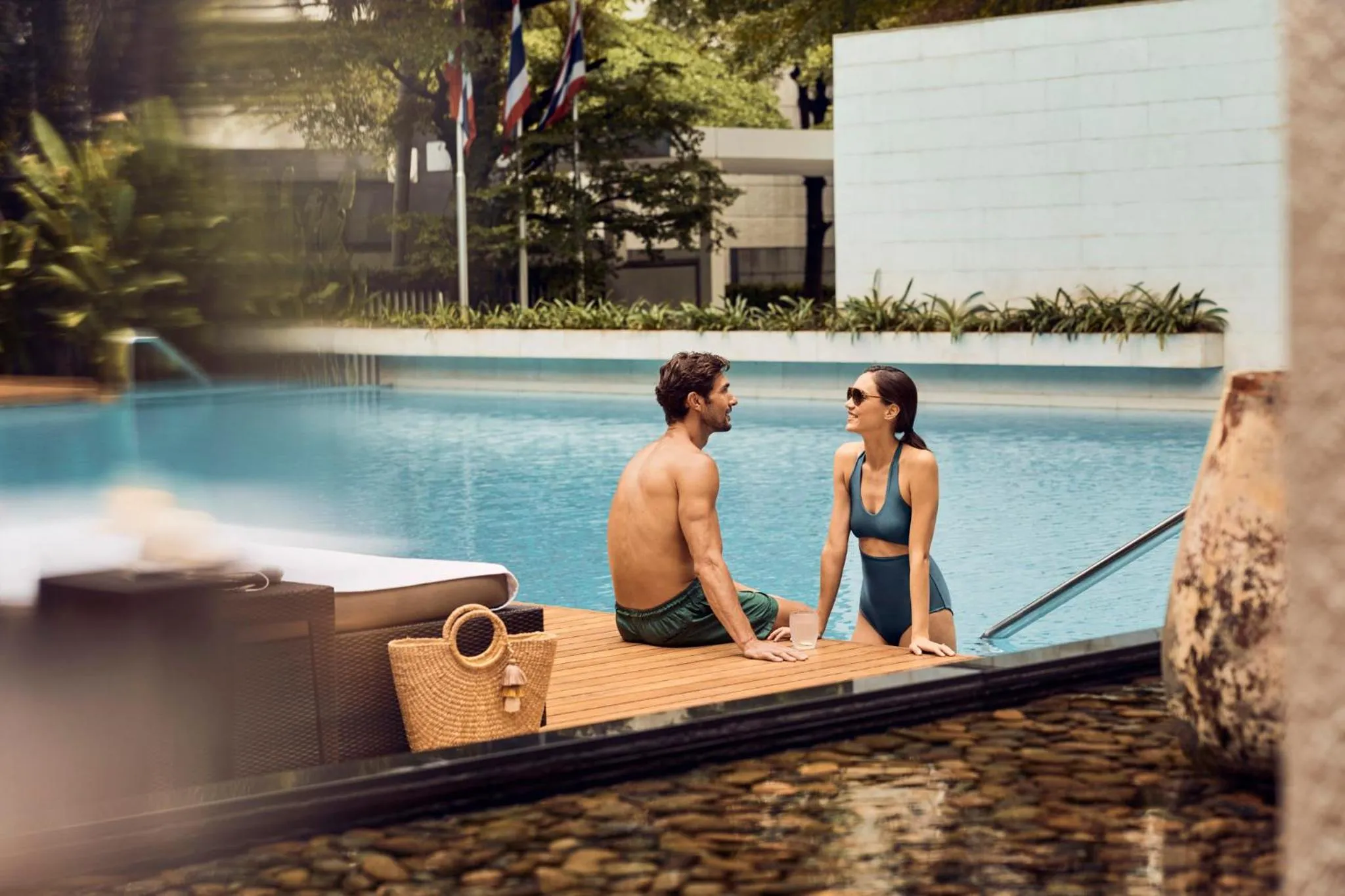 Swimming pool in COMO Metropolitan Bangkok