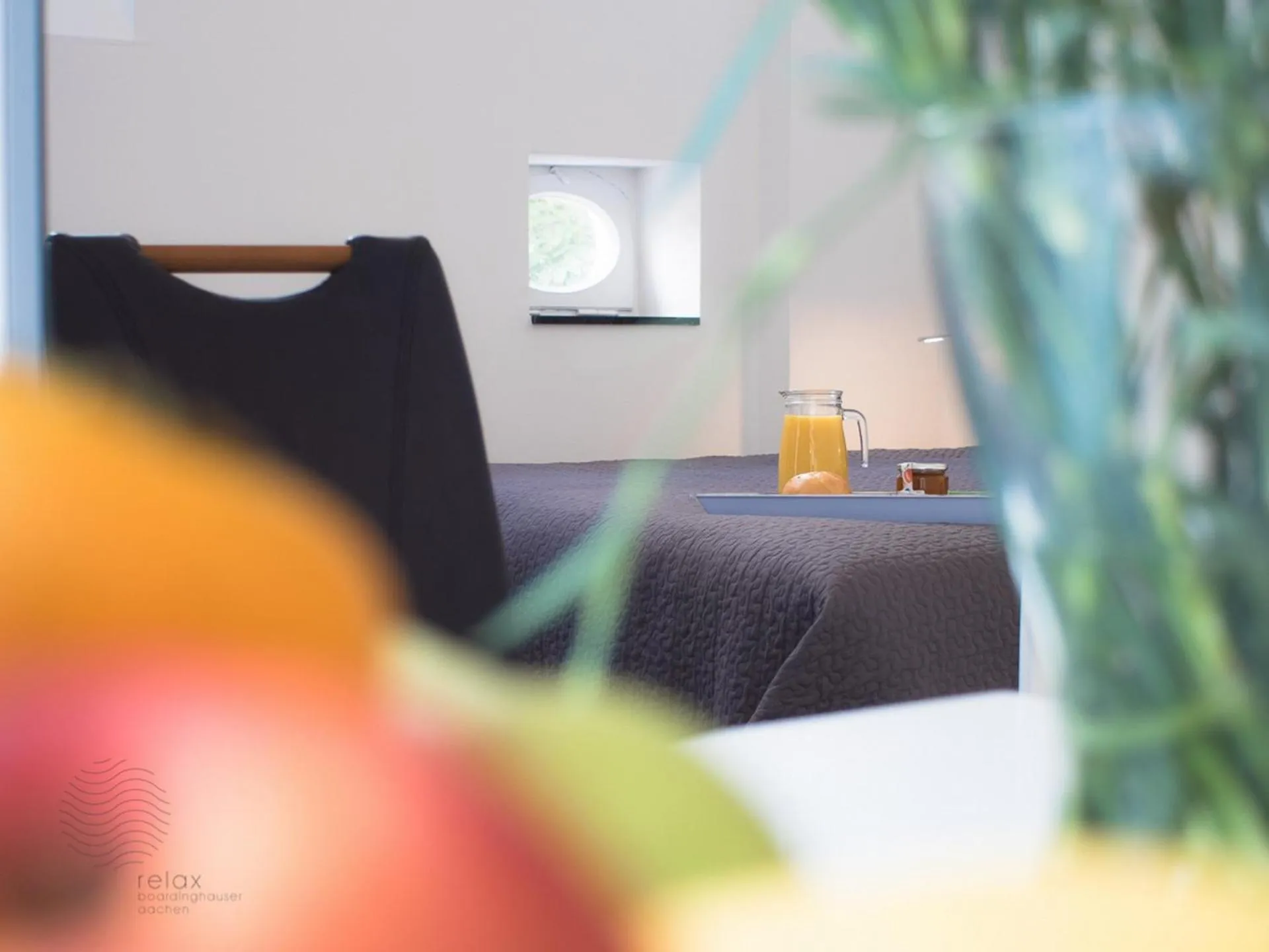 Decorative detail, Bed in Relax Aachener Boardinghouse Phase 2