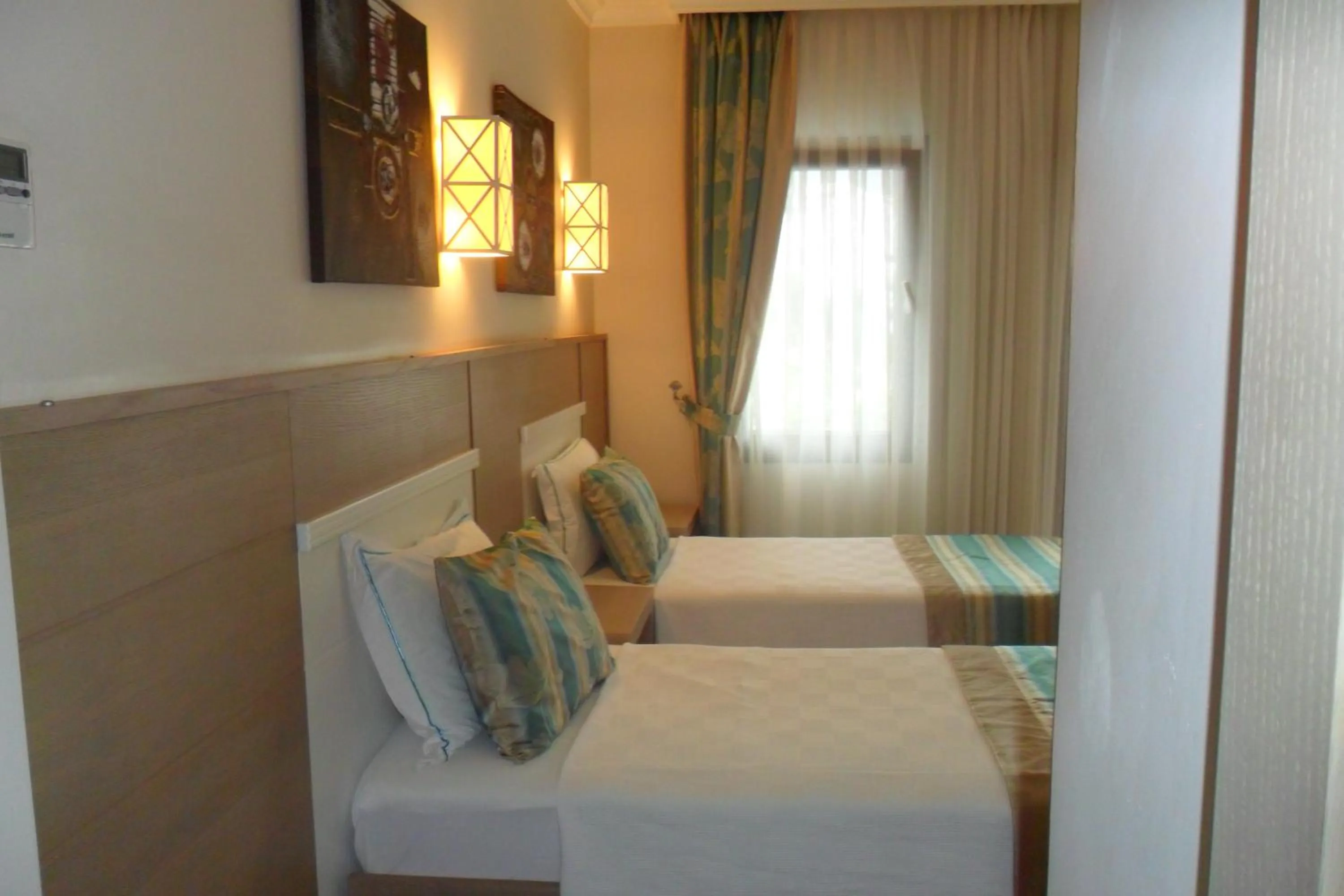 Bed in Asmin Hotel Bodrum