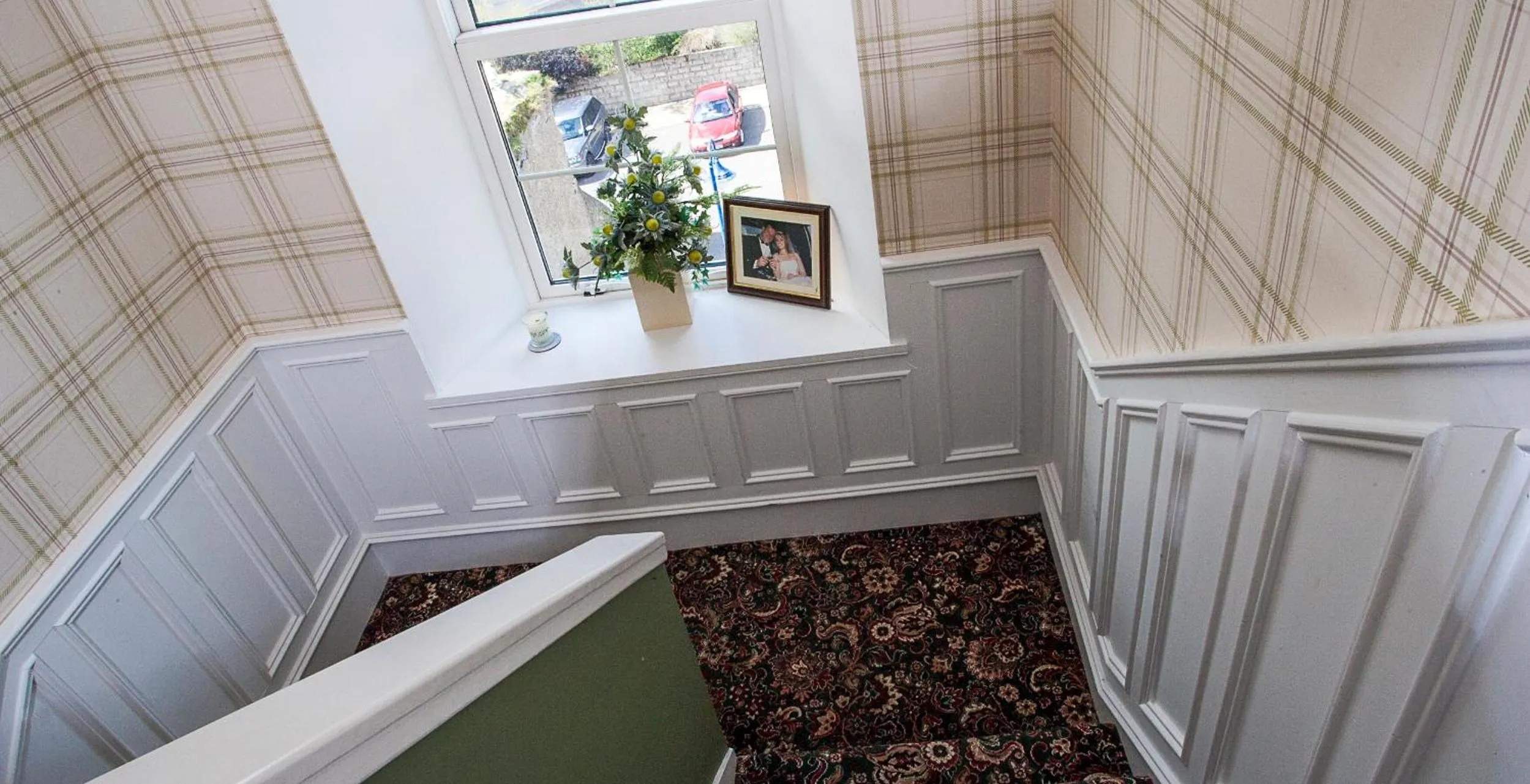 Decorative detail in Bank Guest House