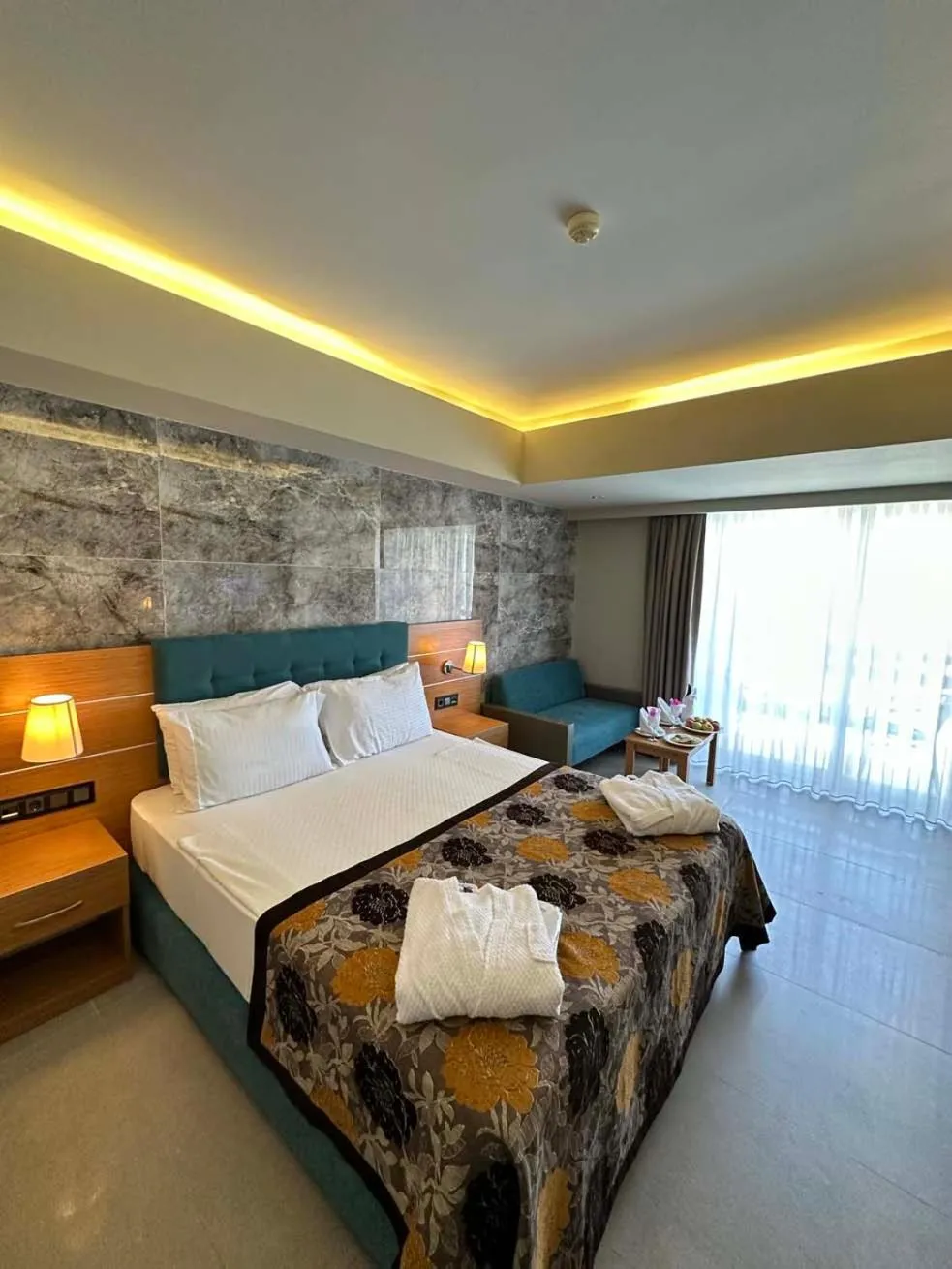 Bed in Hotel Ambrosia