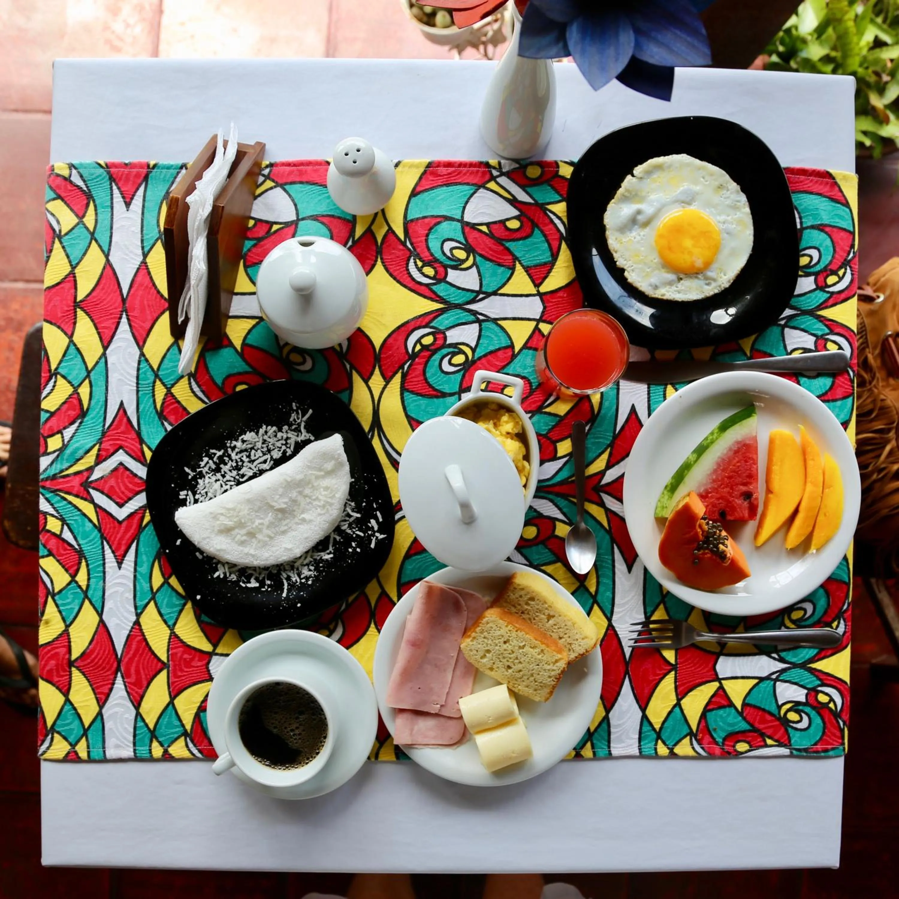 Breakfast in Pousada Oasis