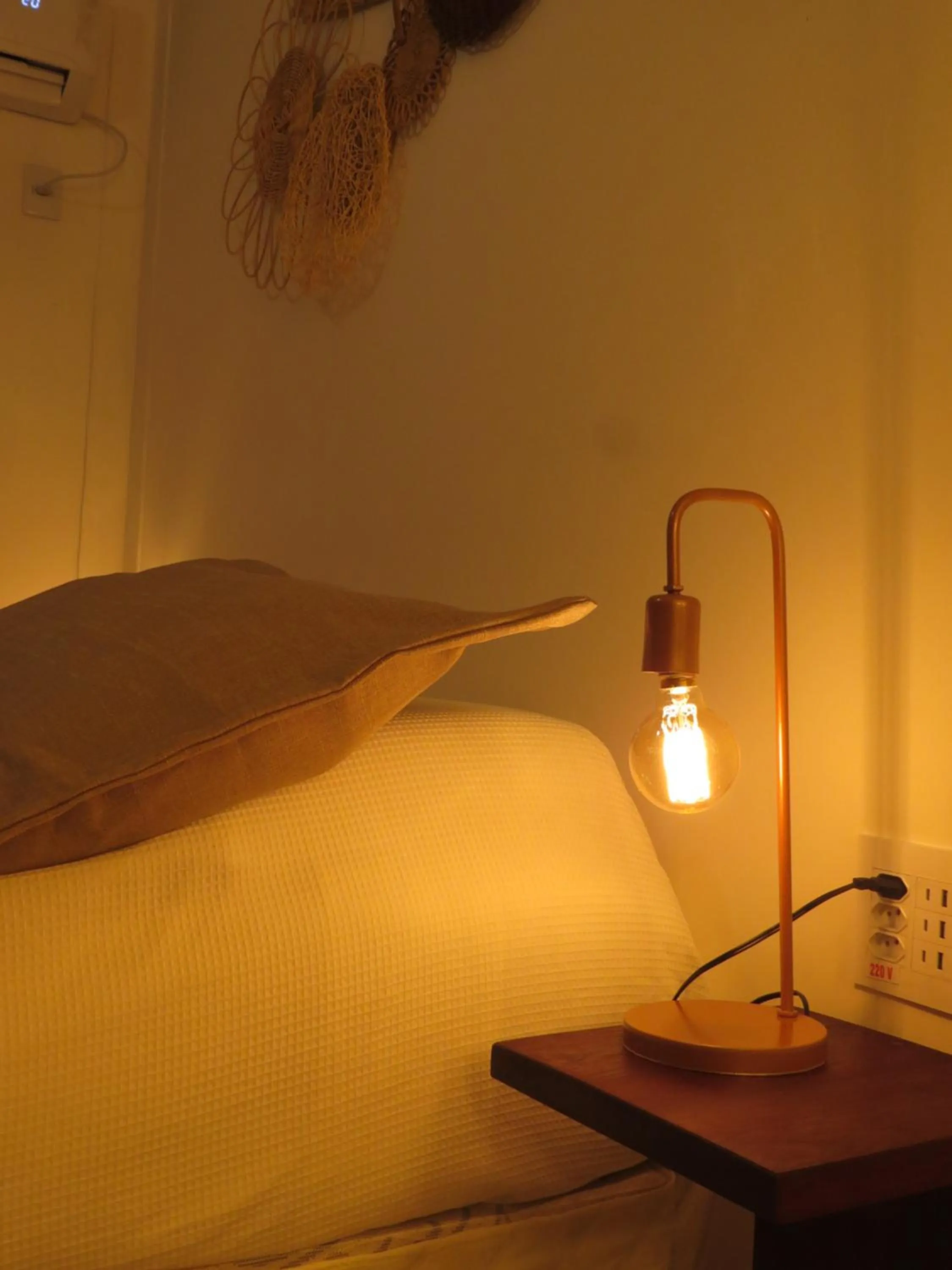 Bed in Pousada Oasis