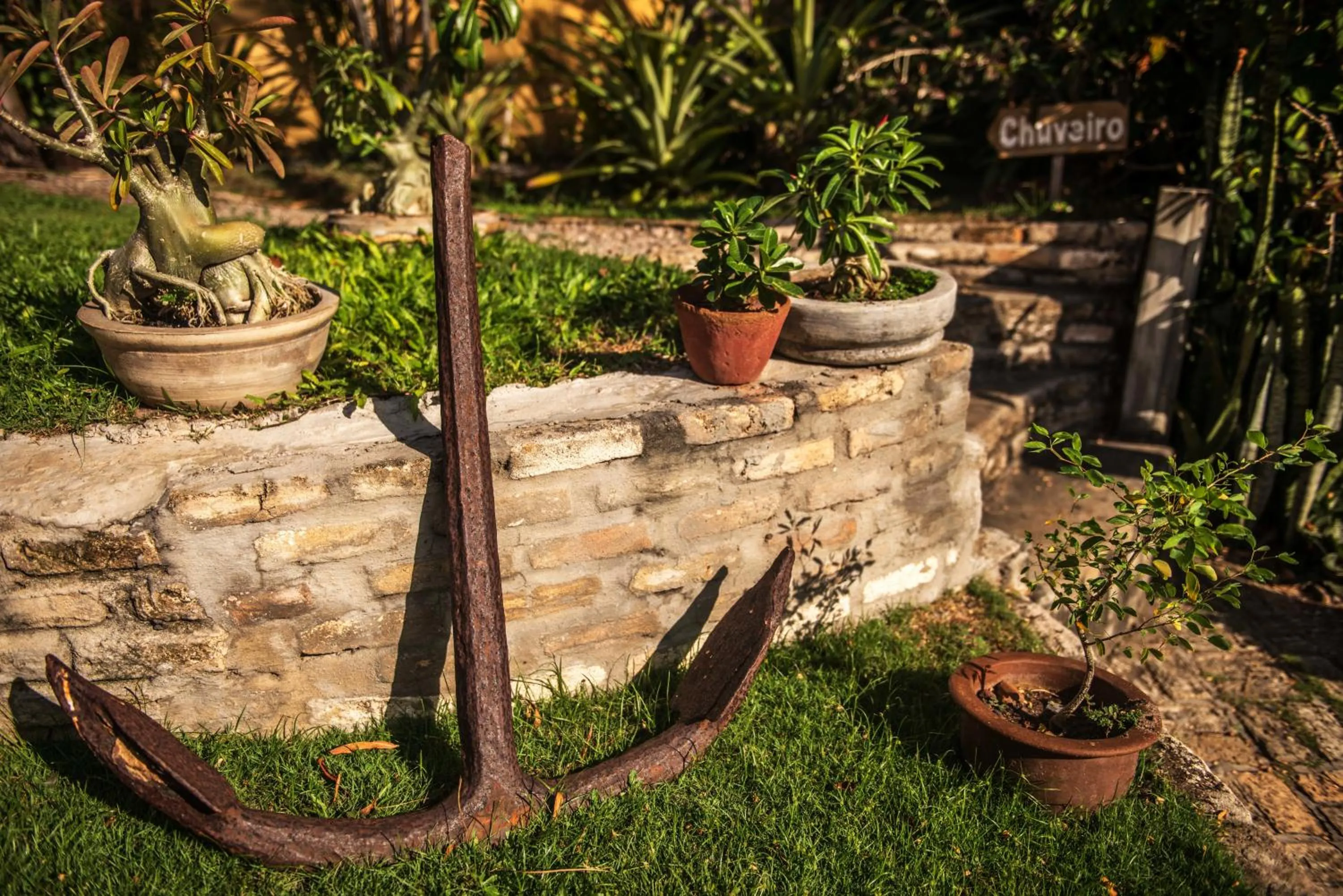 Decorative detail in Pousada Oasis