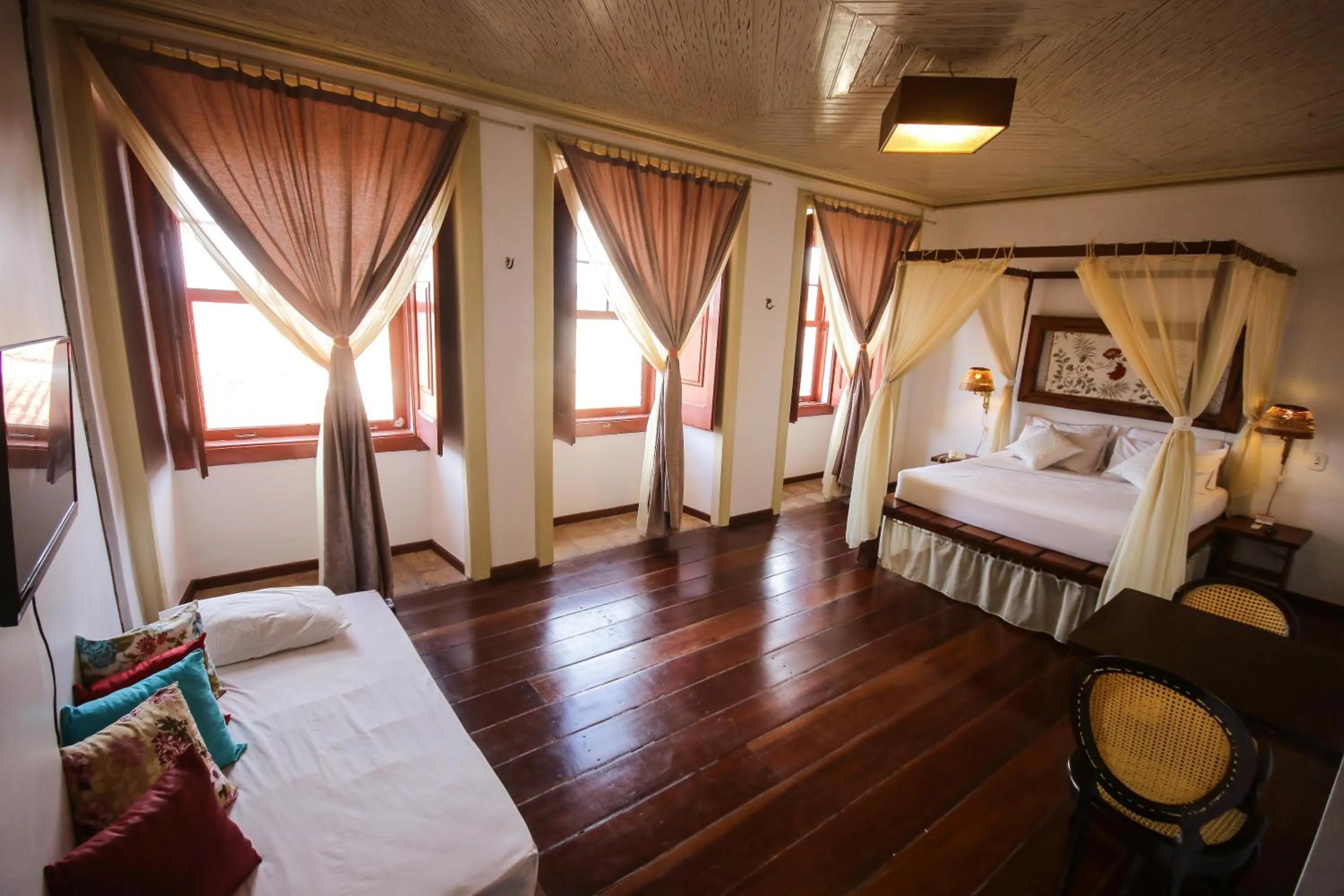 Bed in Pousada Portas da Amazônia