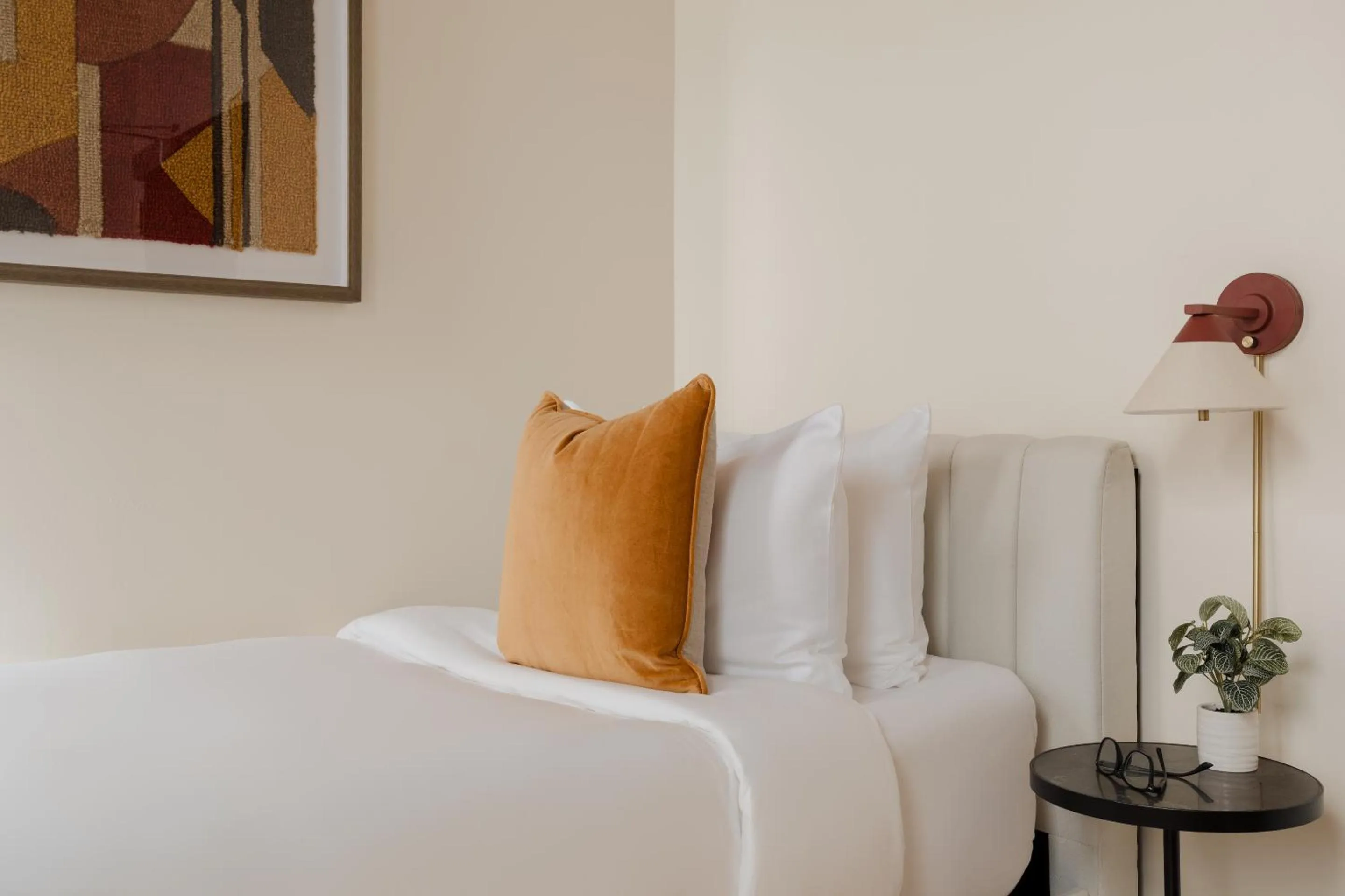 Bed in FOUND Hotel Chicago River North