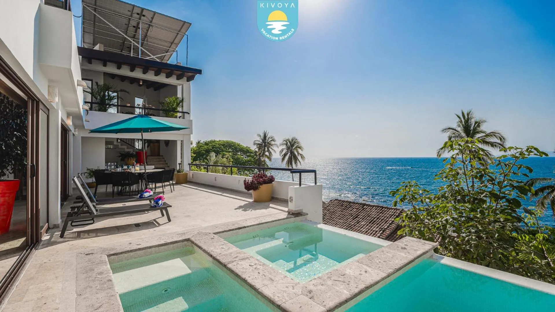 Balcony/Terrace in Casa Bahía Linda by Kivoya