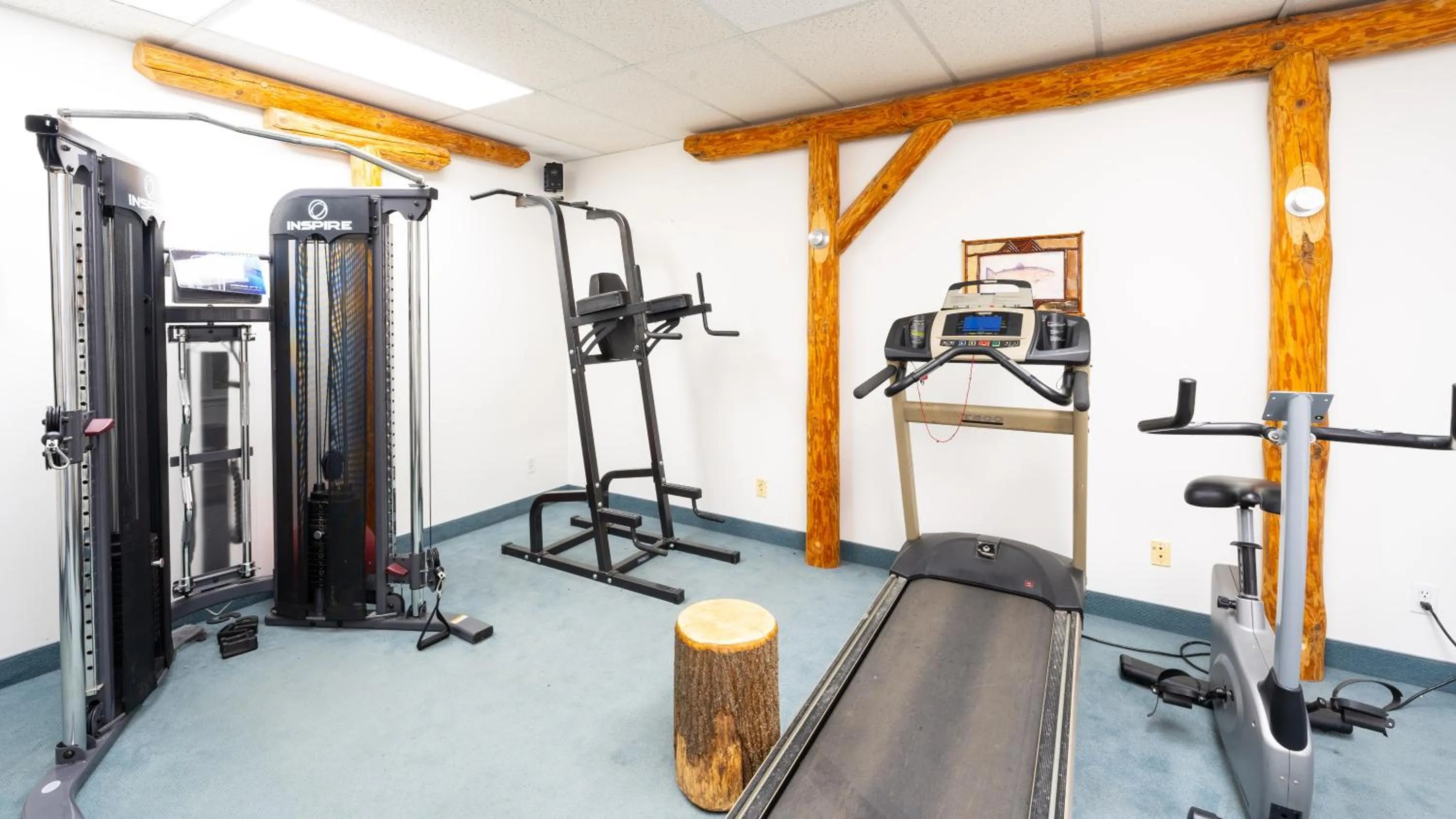 Fitness centre/facilities in Le Baluchon Éco-villégiature