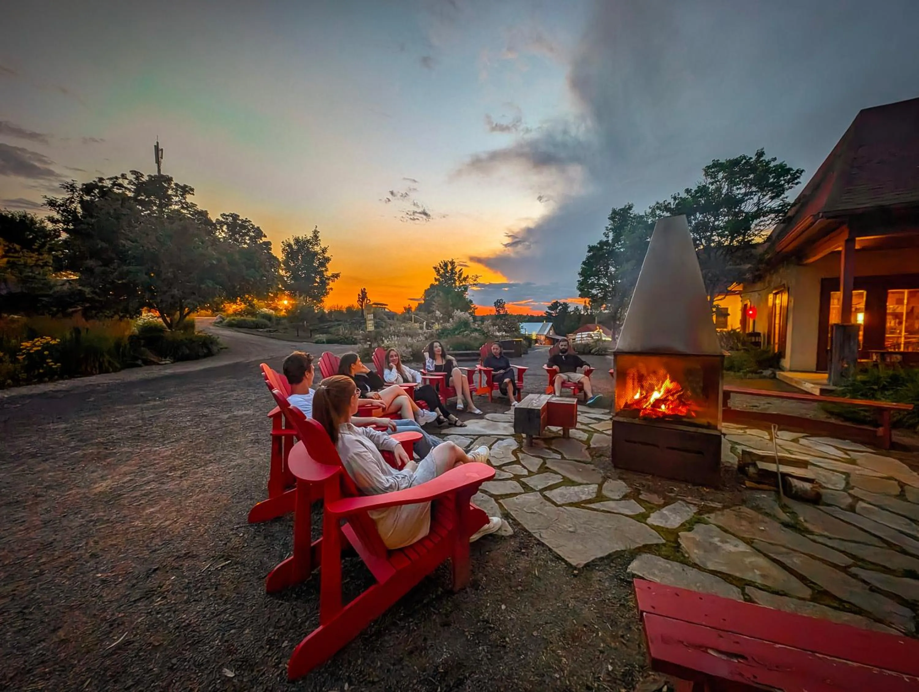 Natural landscape in Le Baluchon Éco-villégiature
