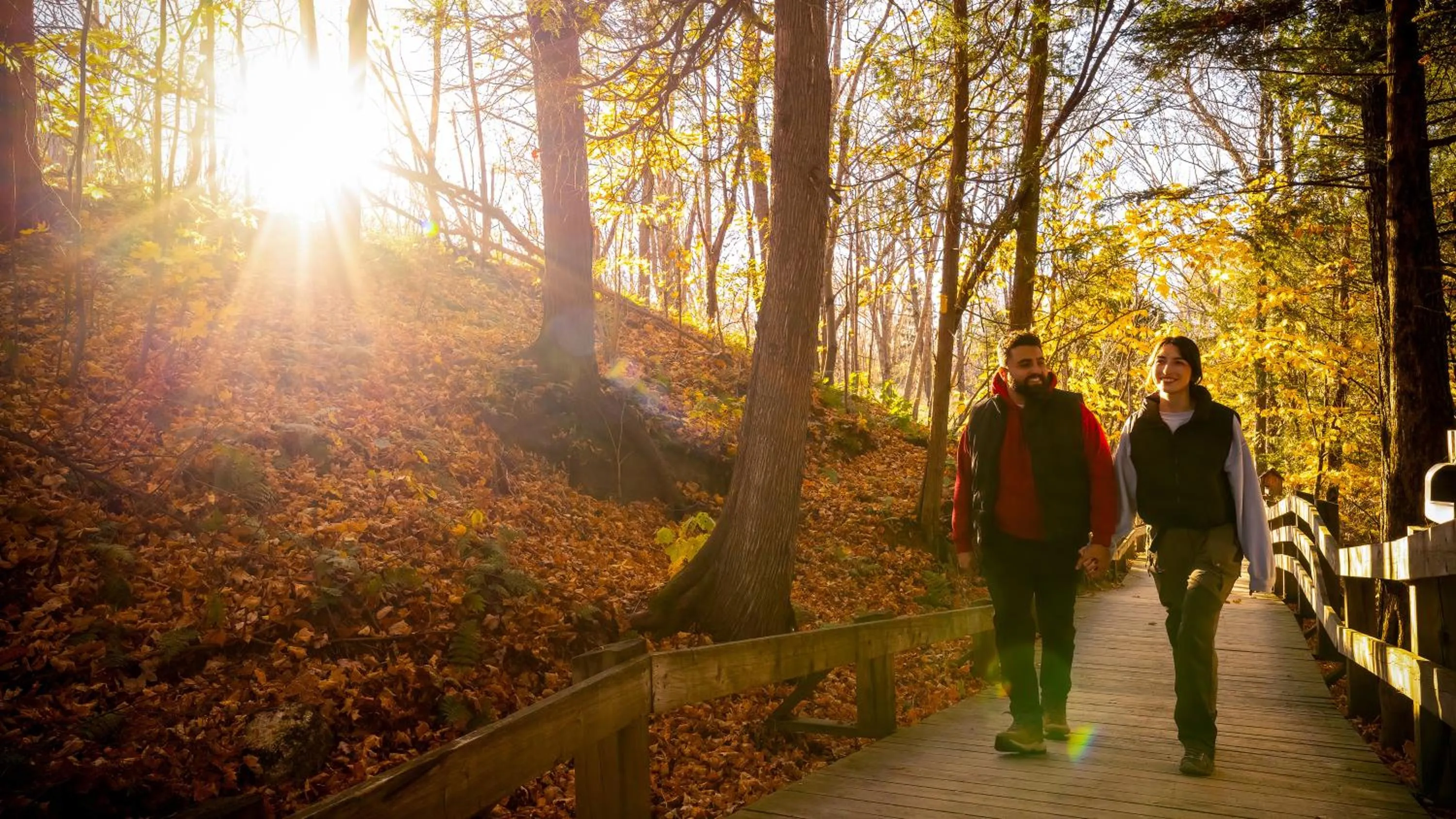 Hiking in Le Baluchon Éco-villégiature