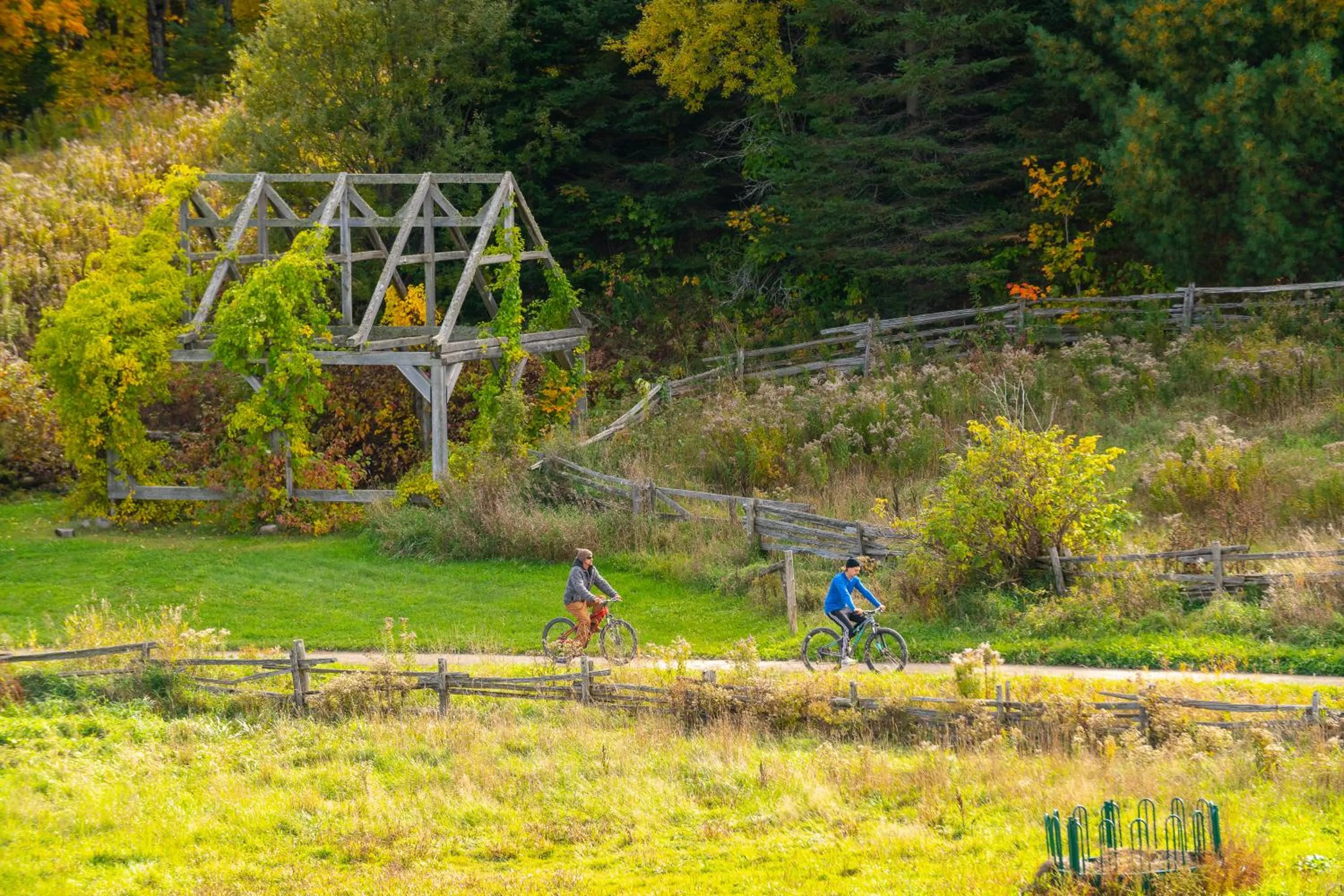 Natural landscape in Le Baluchon Éco-villégiature