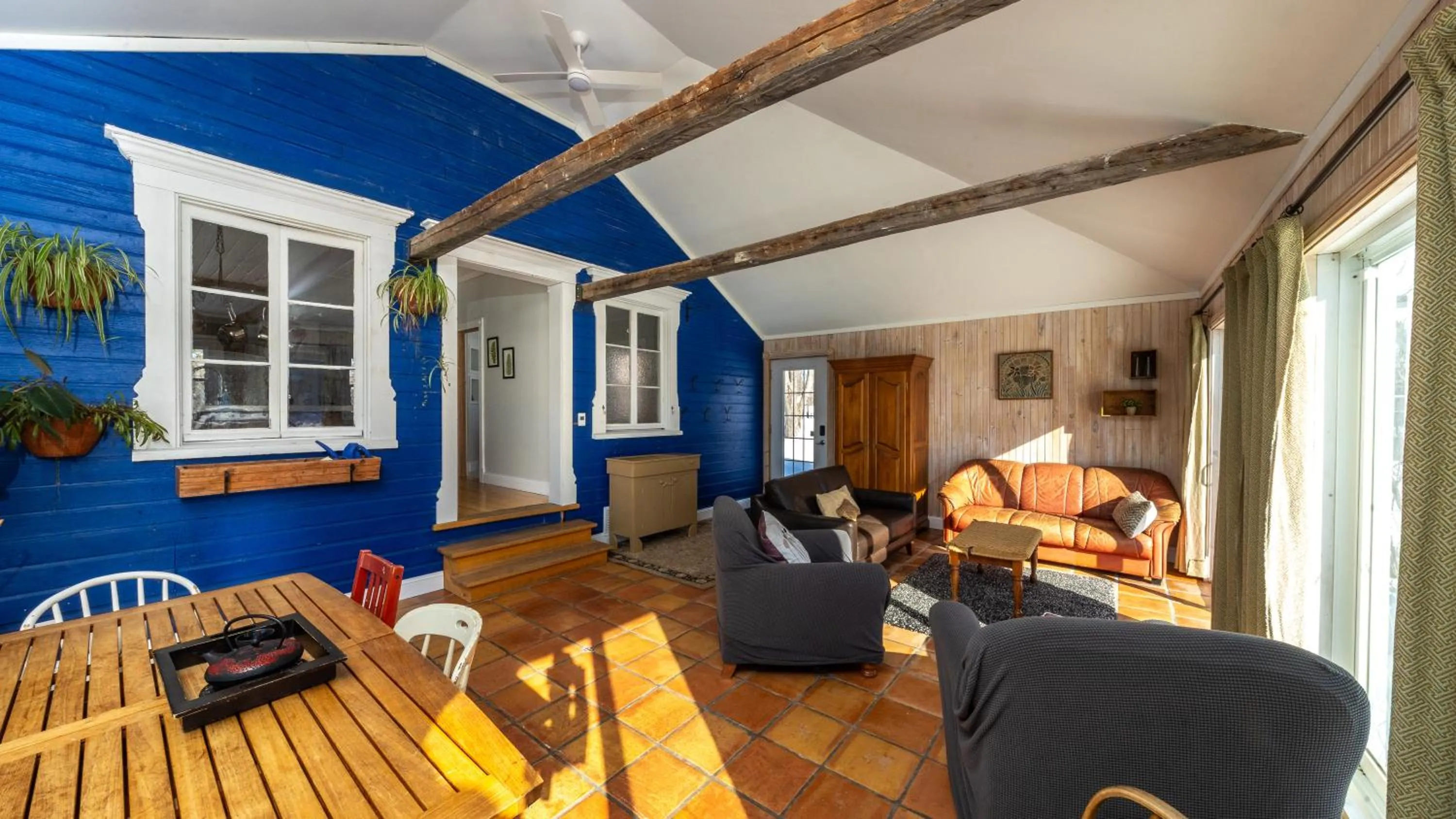 Living room in Le Baluchon Éco-villégiature