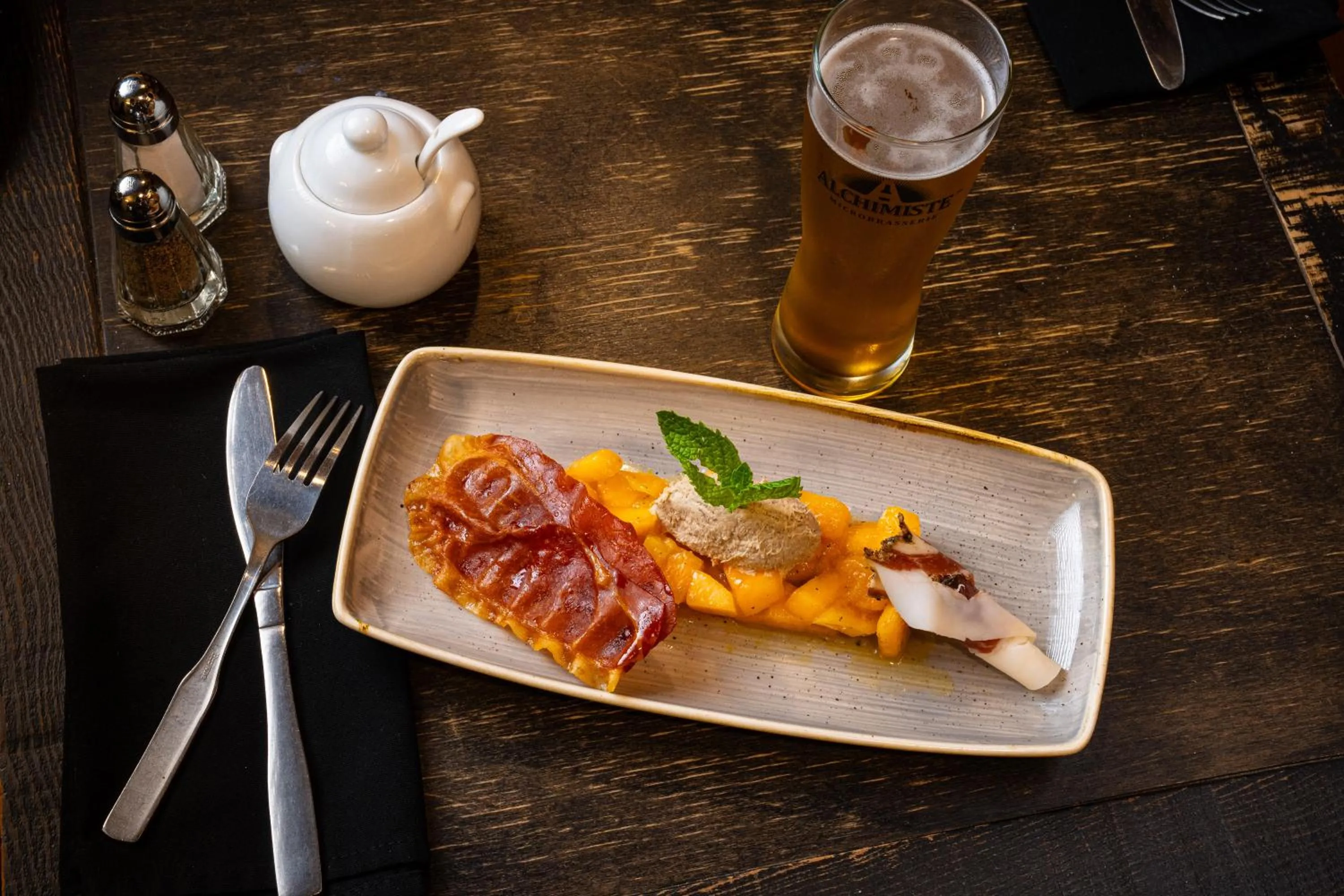 Restaurant/places to eat in Le Baluchon Éco-villégiature