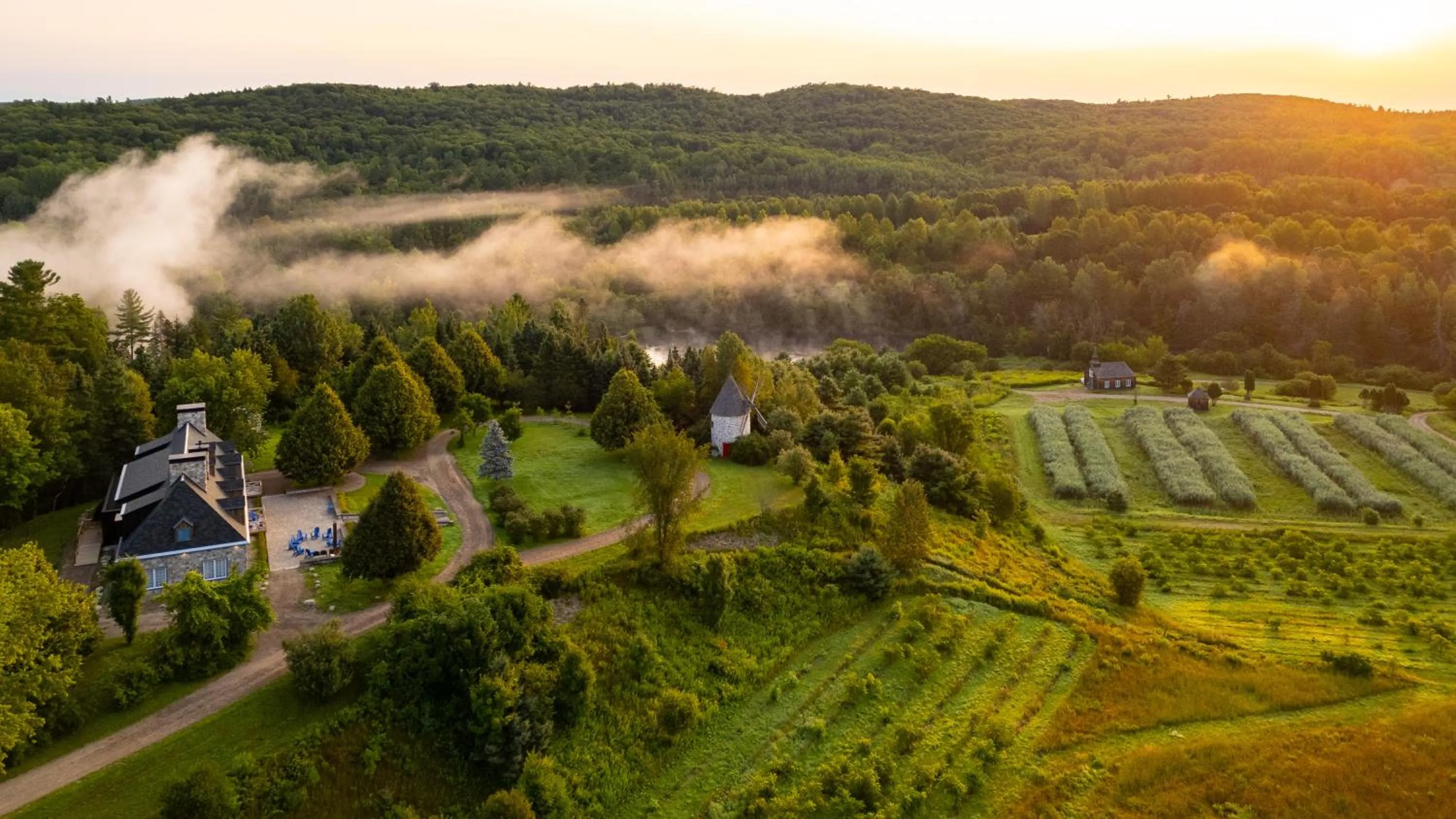 Garden in Le Baluchon Éco-villégiature