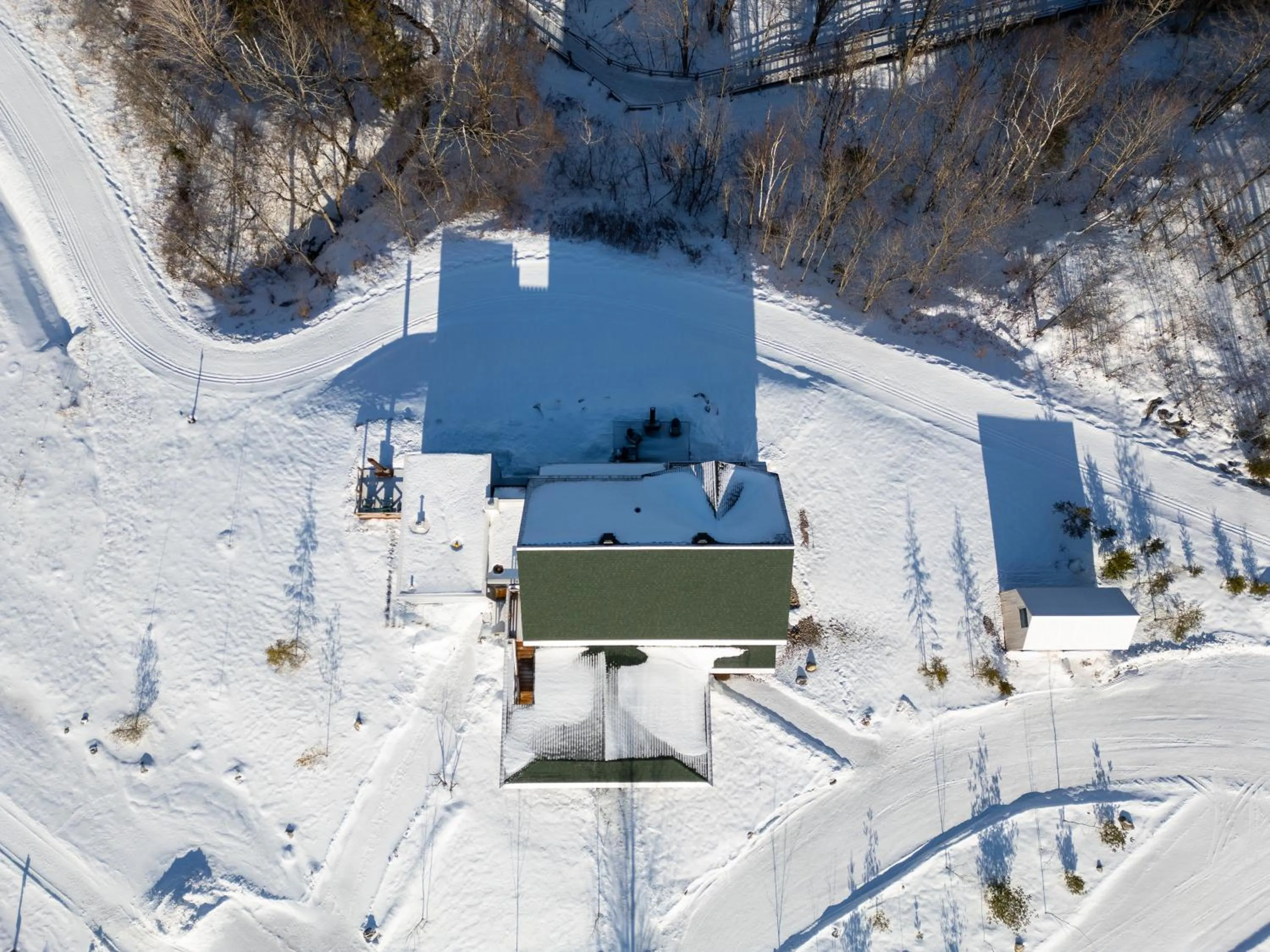 Natural landscape in Le Baluchon Éco-villégiature