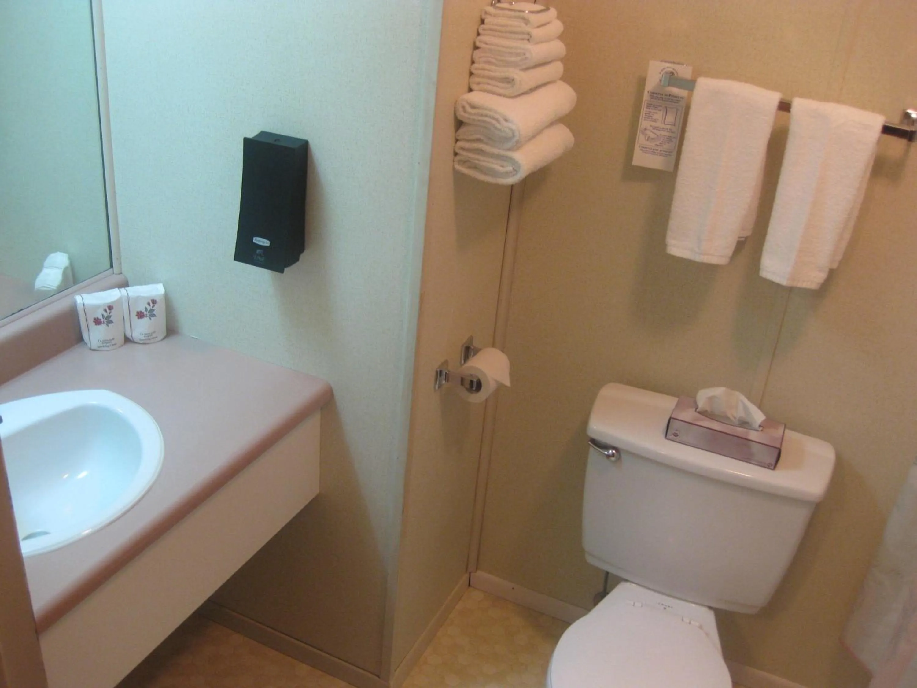 Bathroom in Motel de la Pente Douce