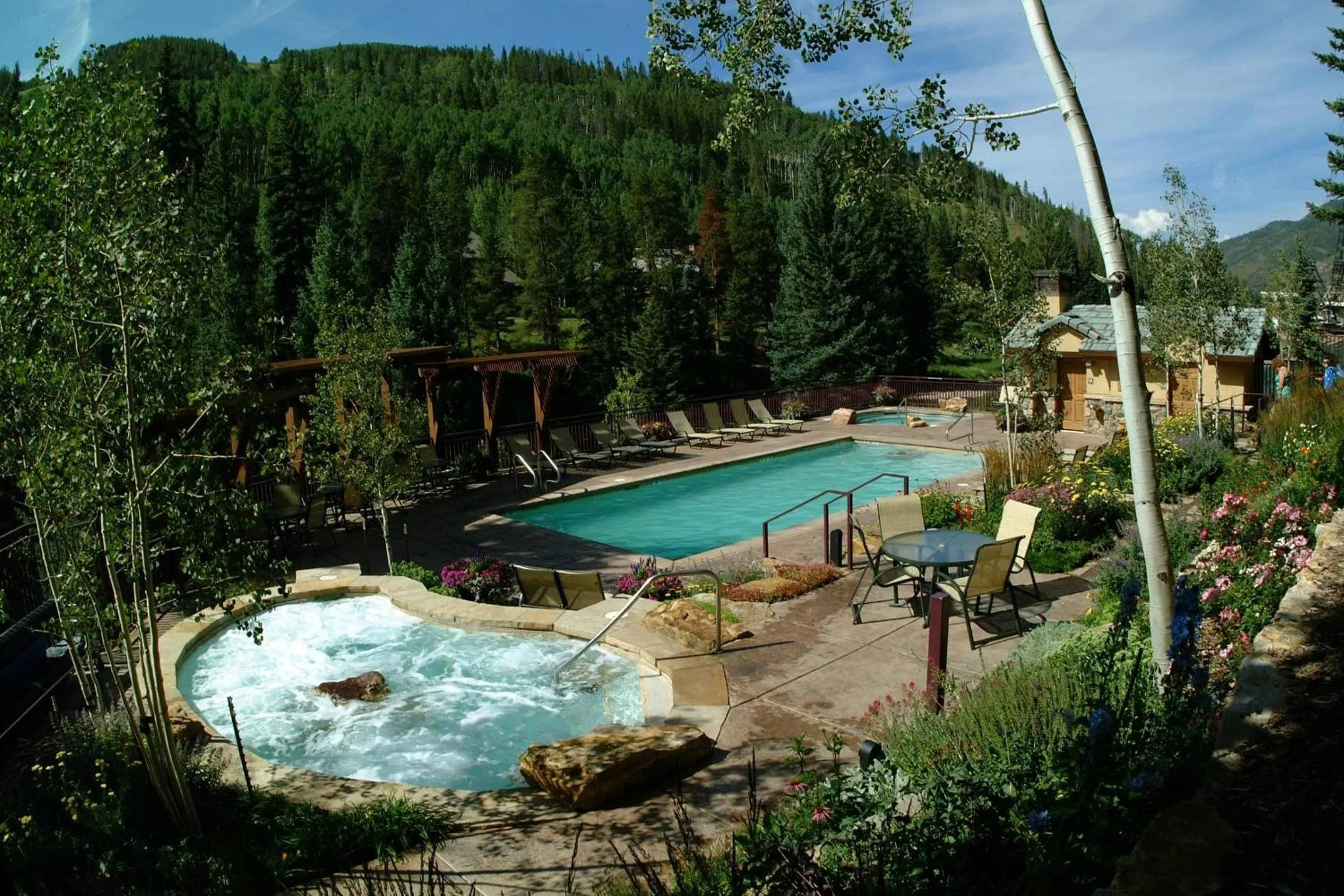 Swimming pool in Antlers at Vail Resort