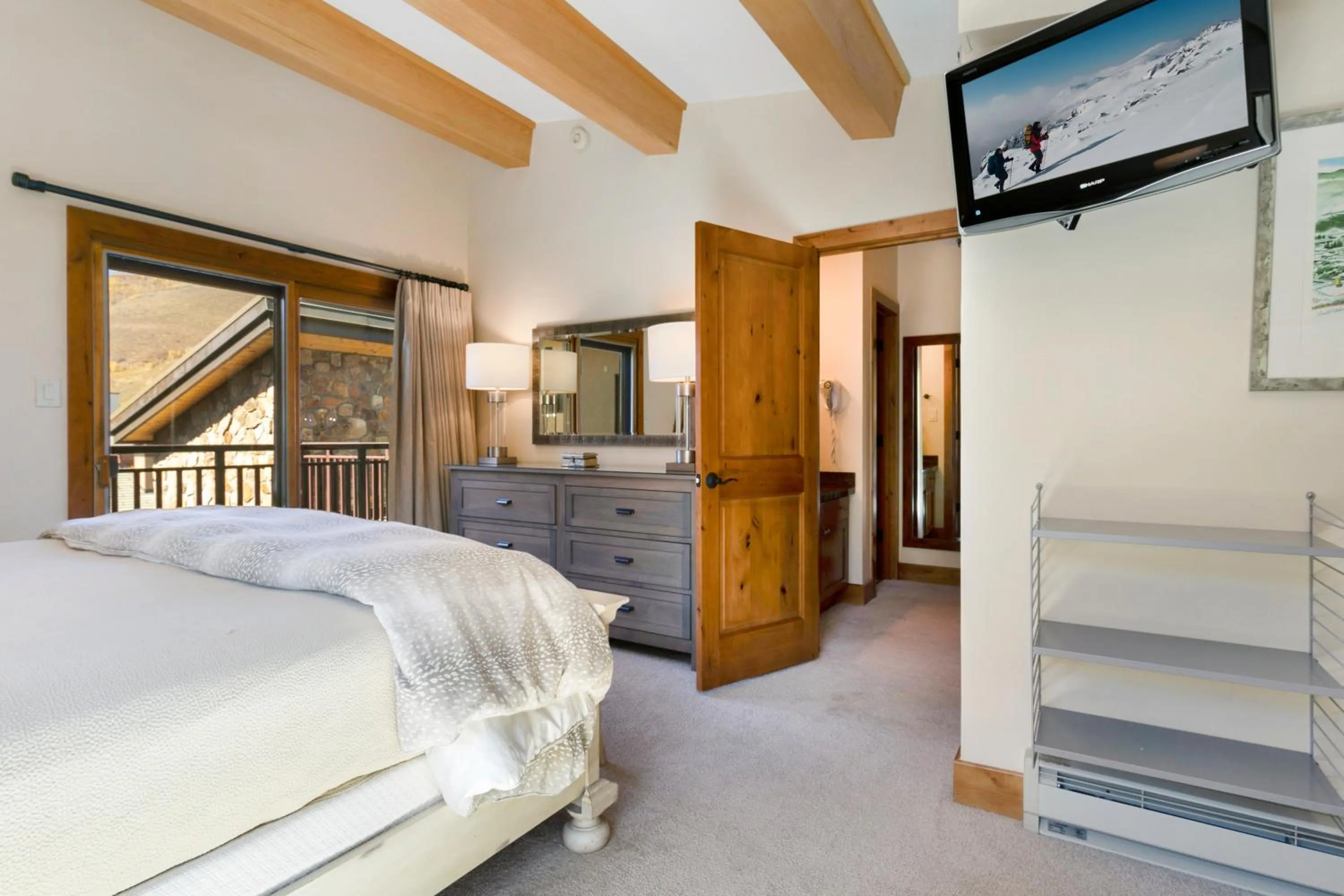 Bed in Antlers at Vail Resort