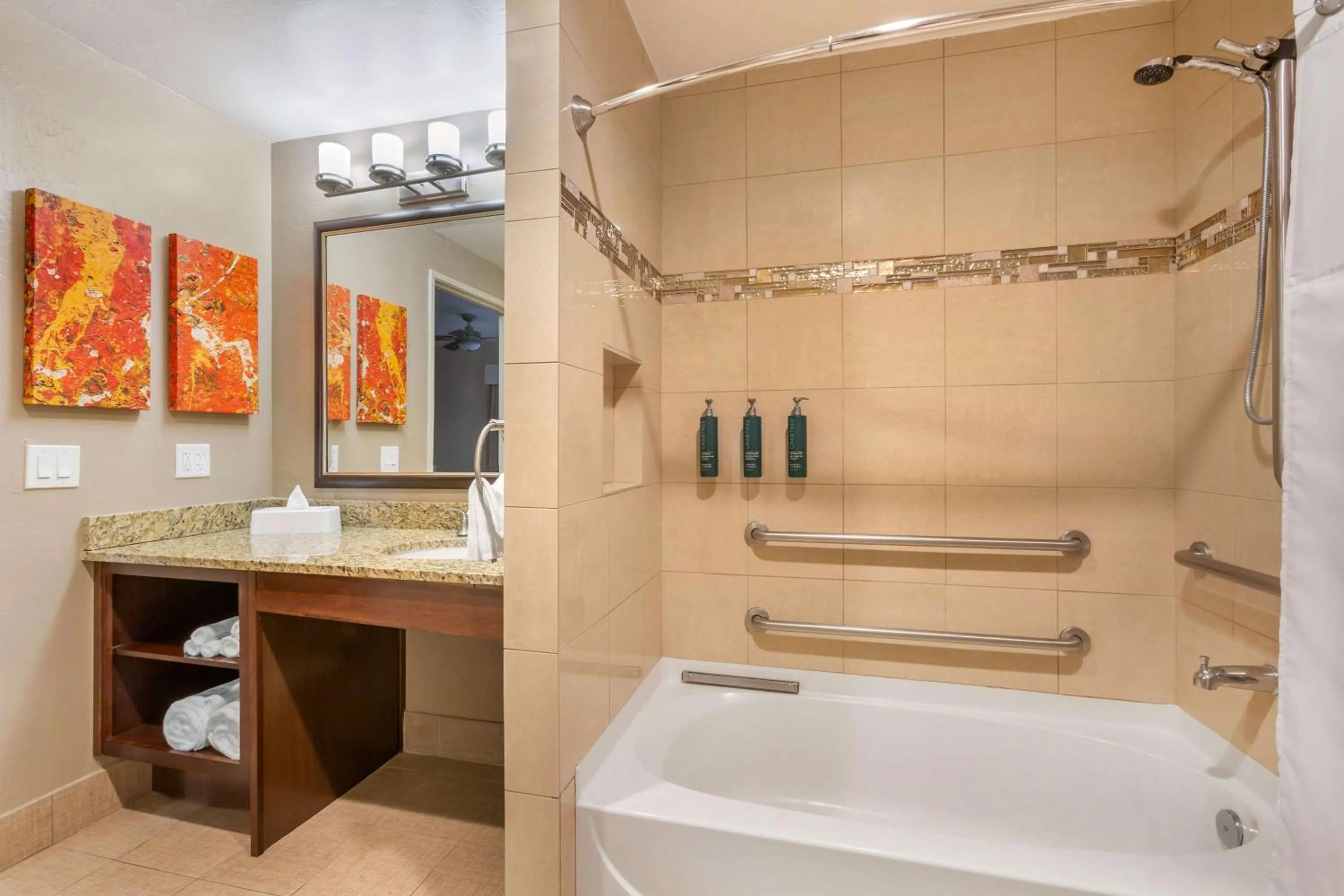 Bathroom in Hilton Vacation Club Varsity Club Tucson