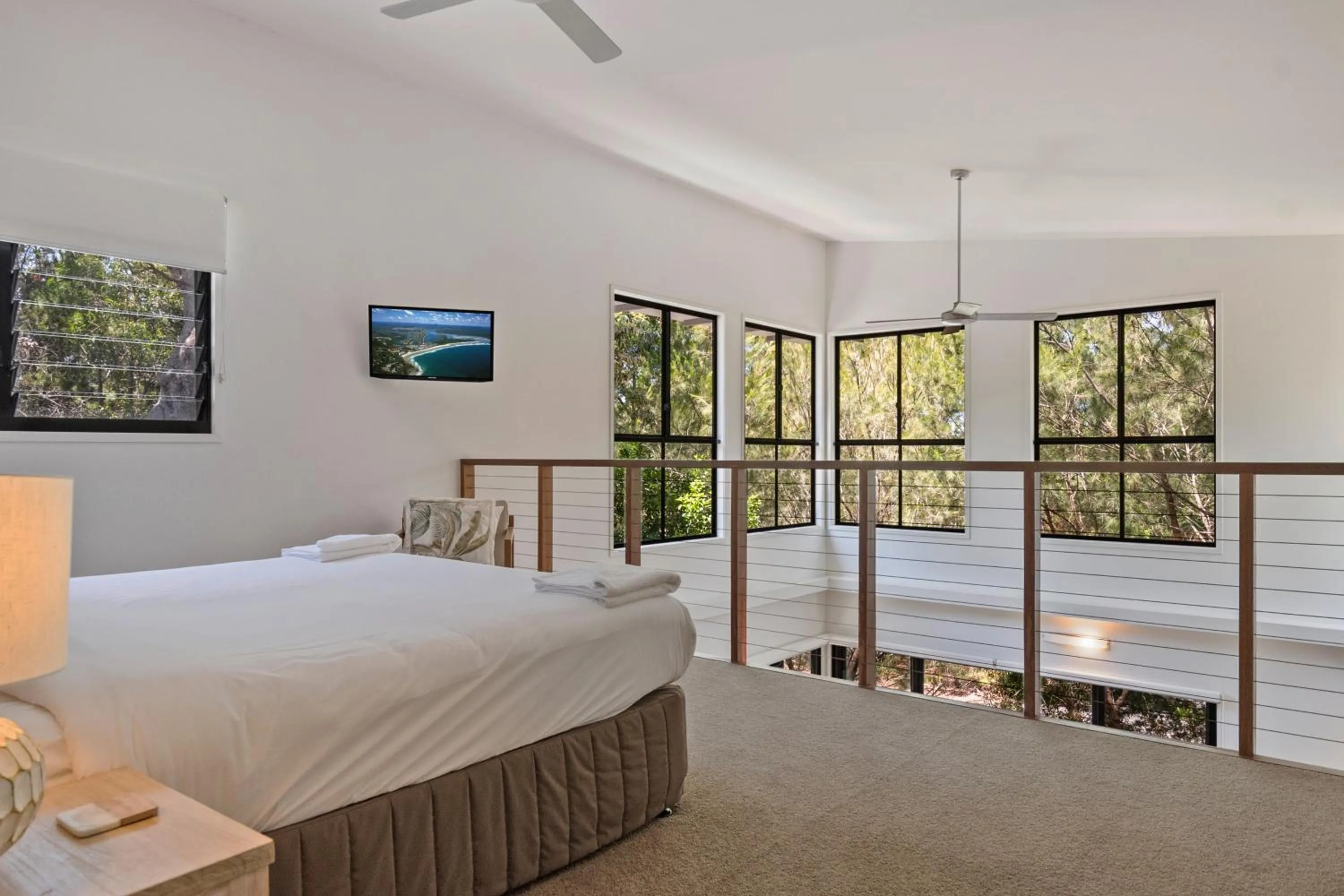 Bed in Beach Road Holiday Homes