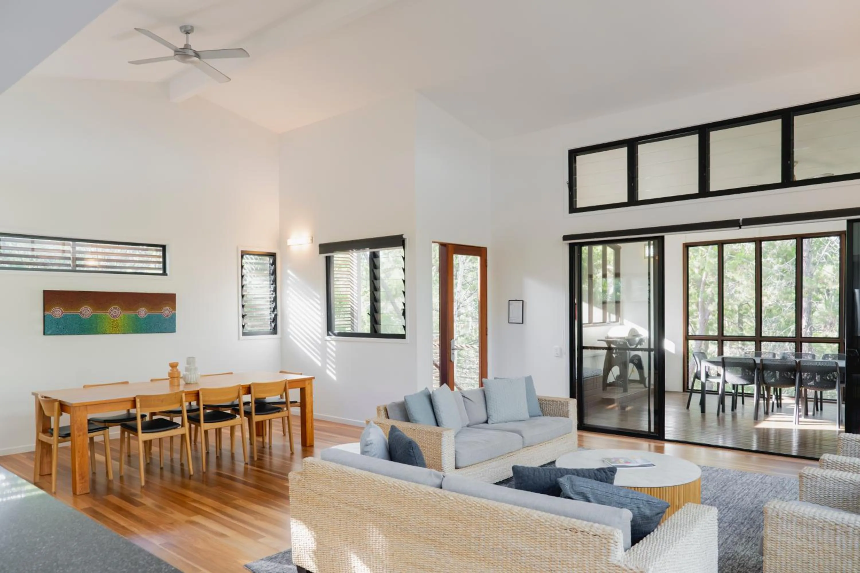 Living room in Beach Road Holiday Homes