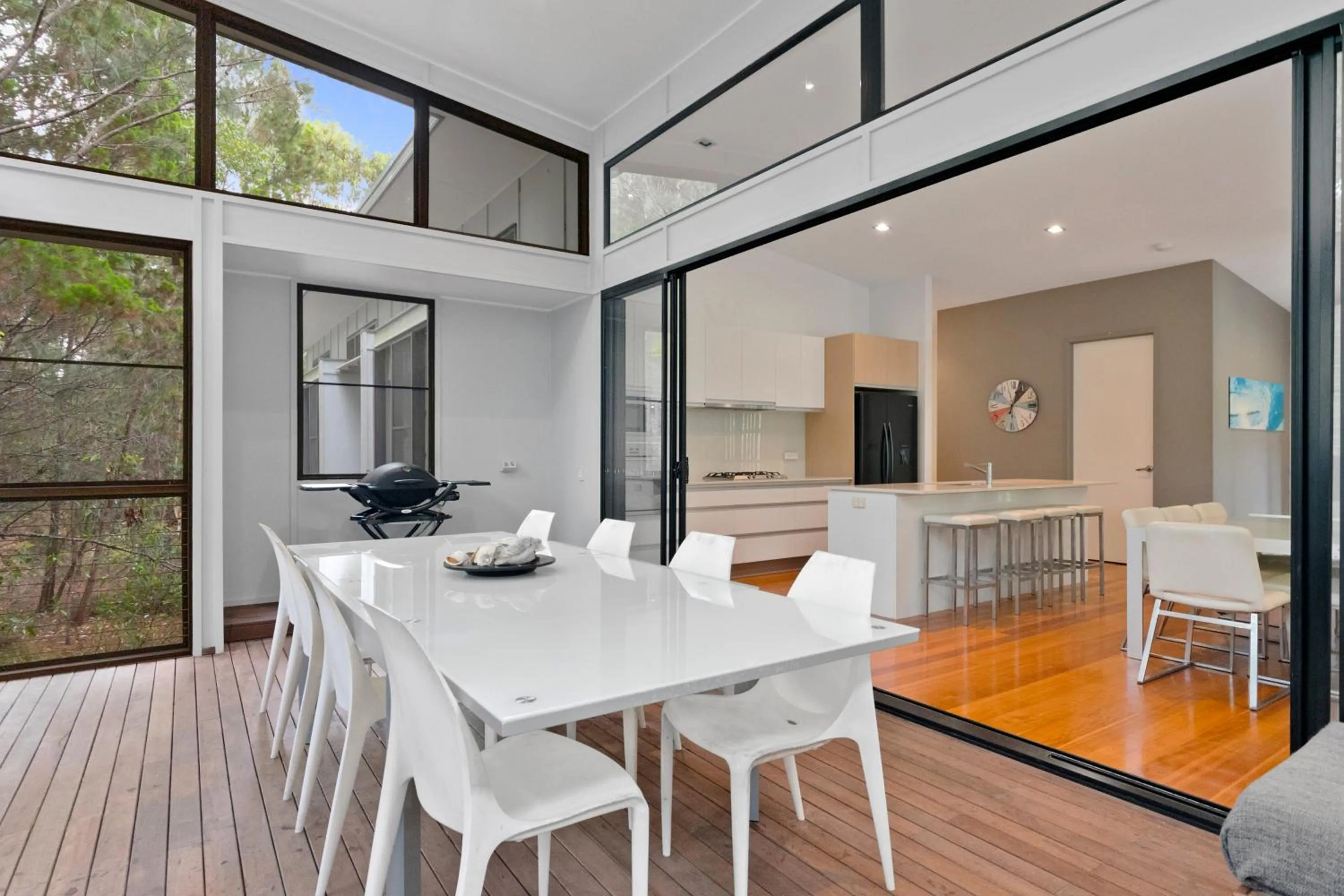 Patio in Beach Road Holiday Homes