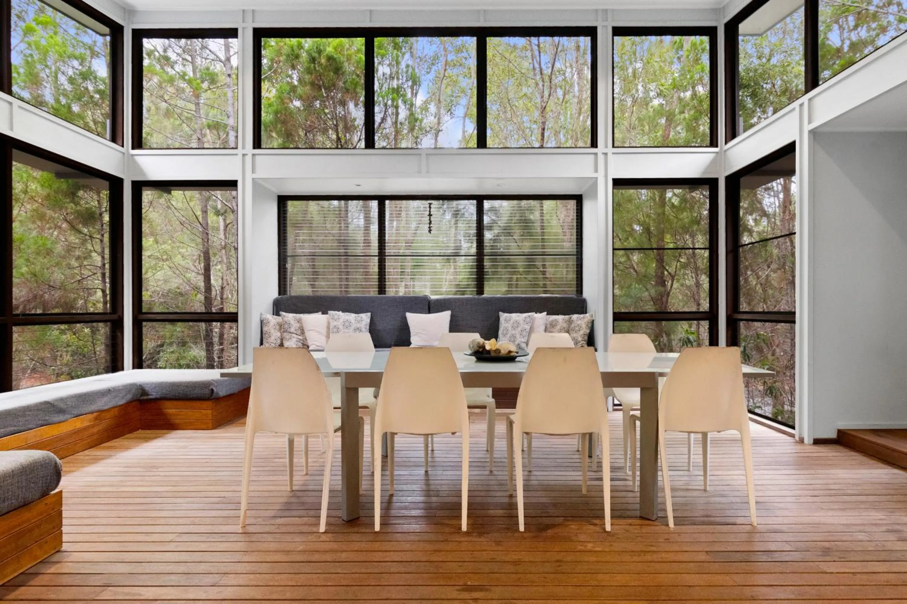 Patio in Beach Road Holiday Homes
