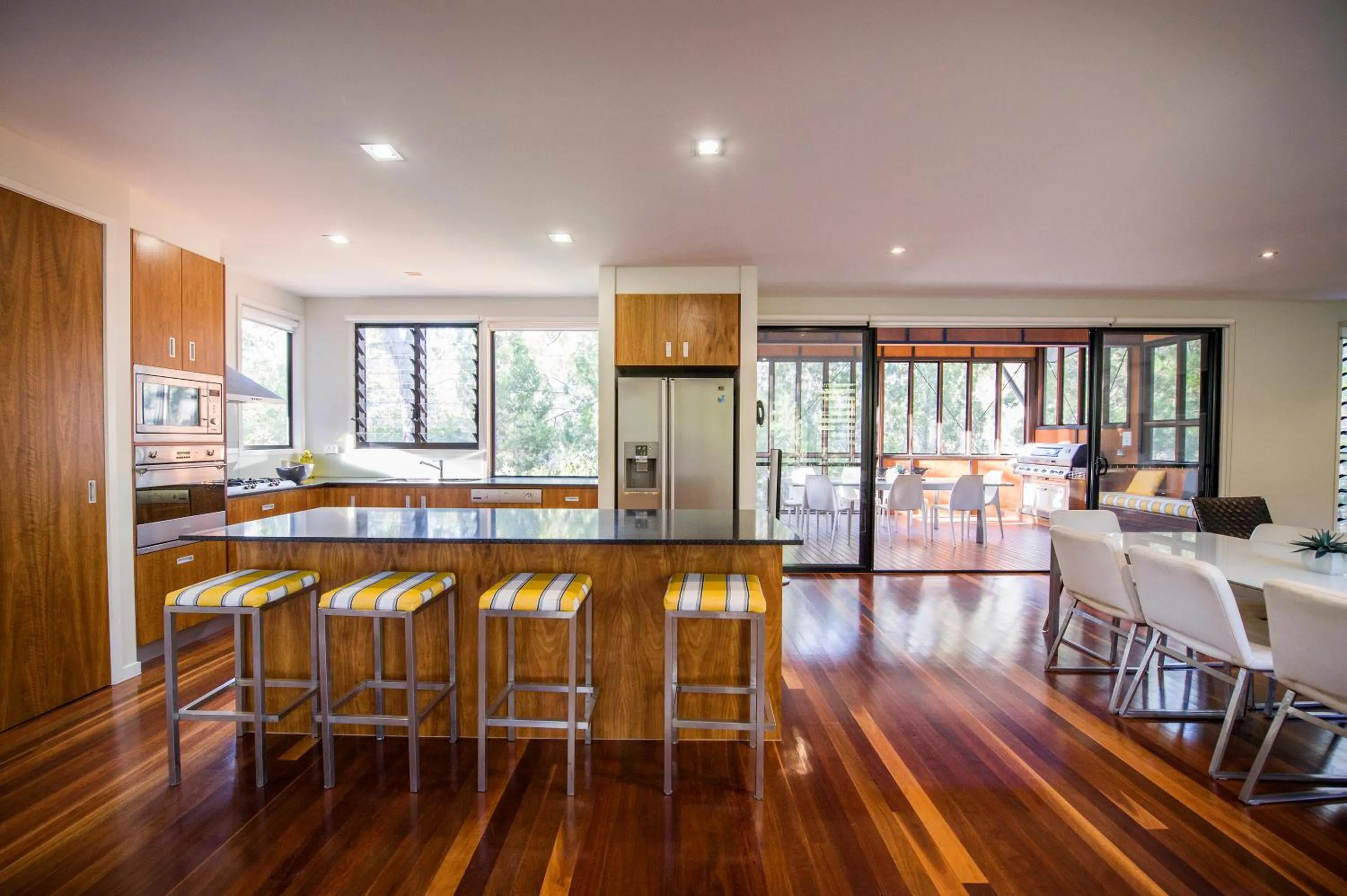 Dining area in Beach Road Holiday Homes