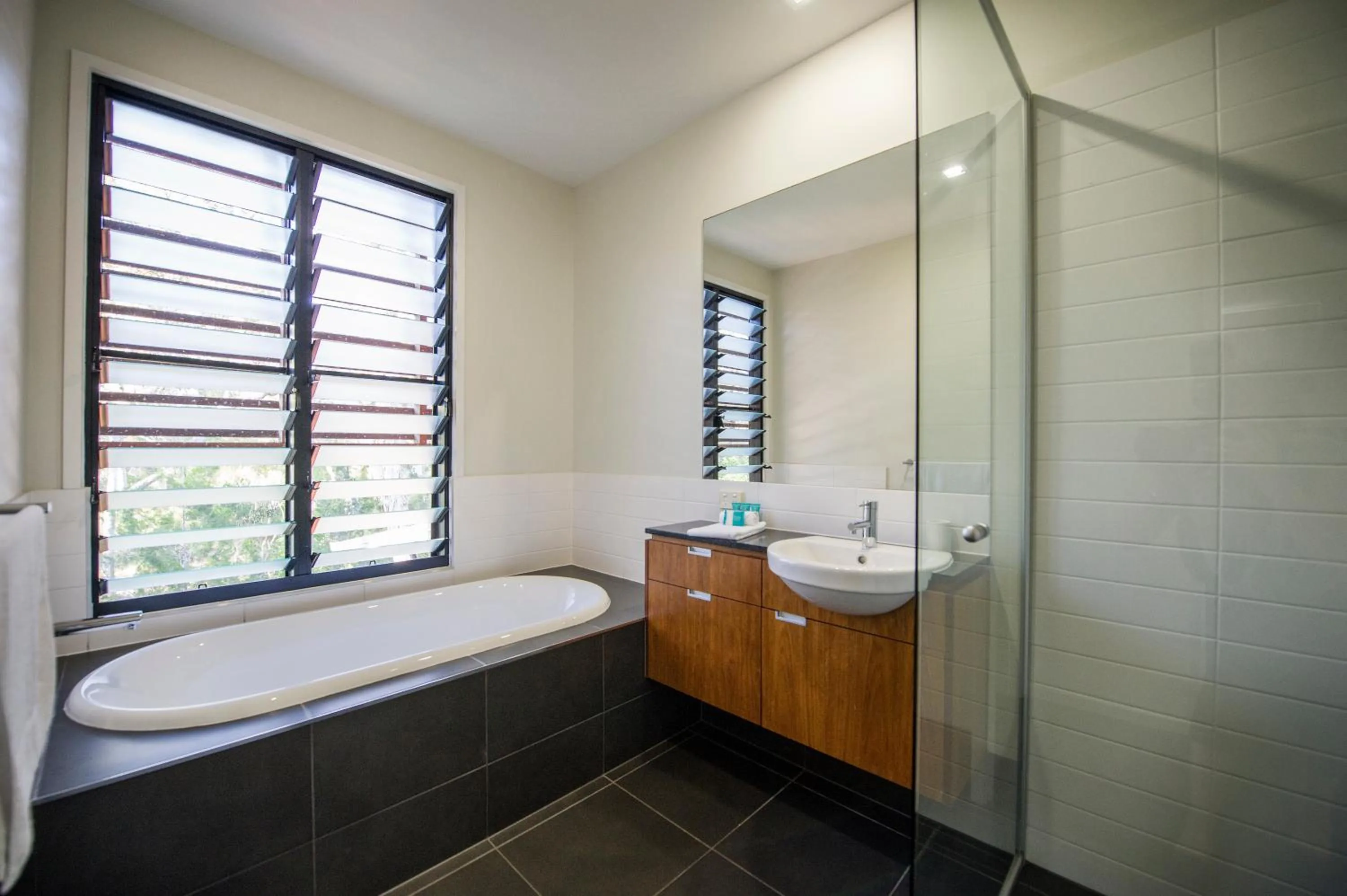 Bathroom in Beach Road Holiday Homes