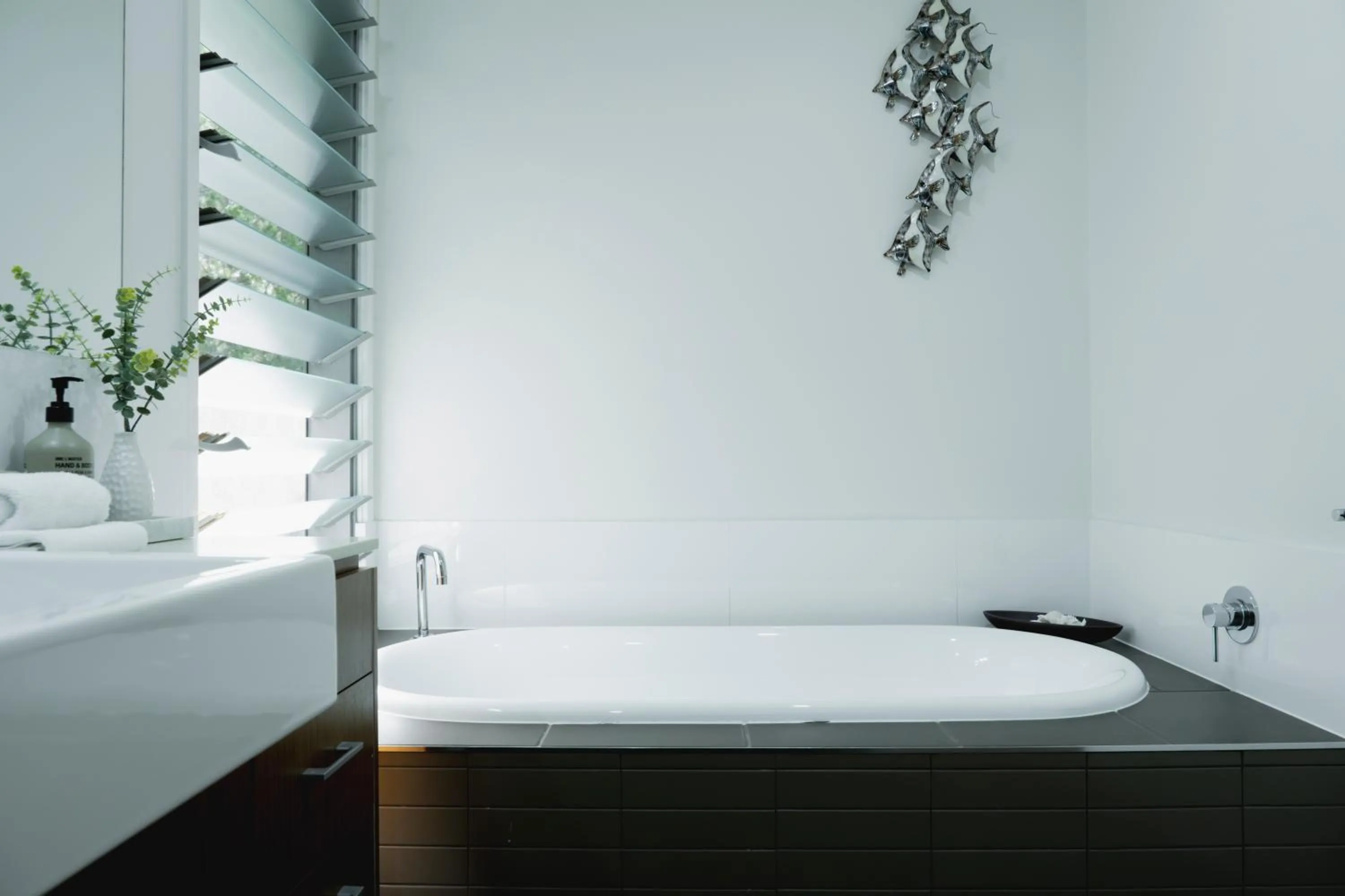 Bathroom in Beach Road Holiday Homes