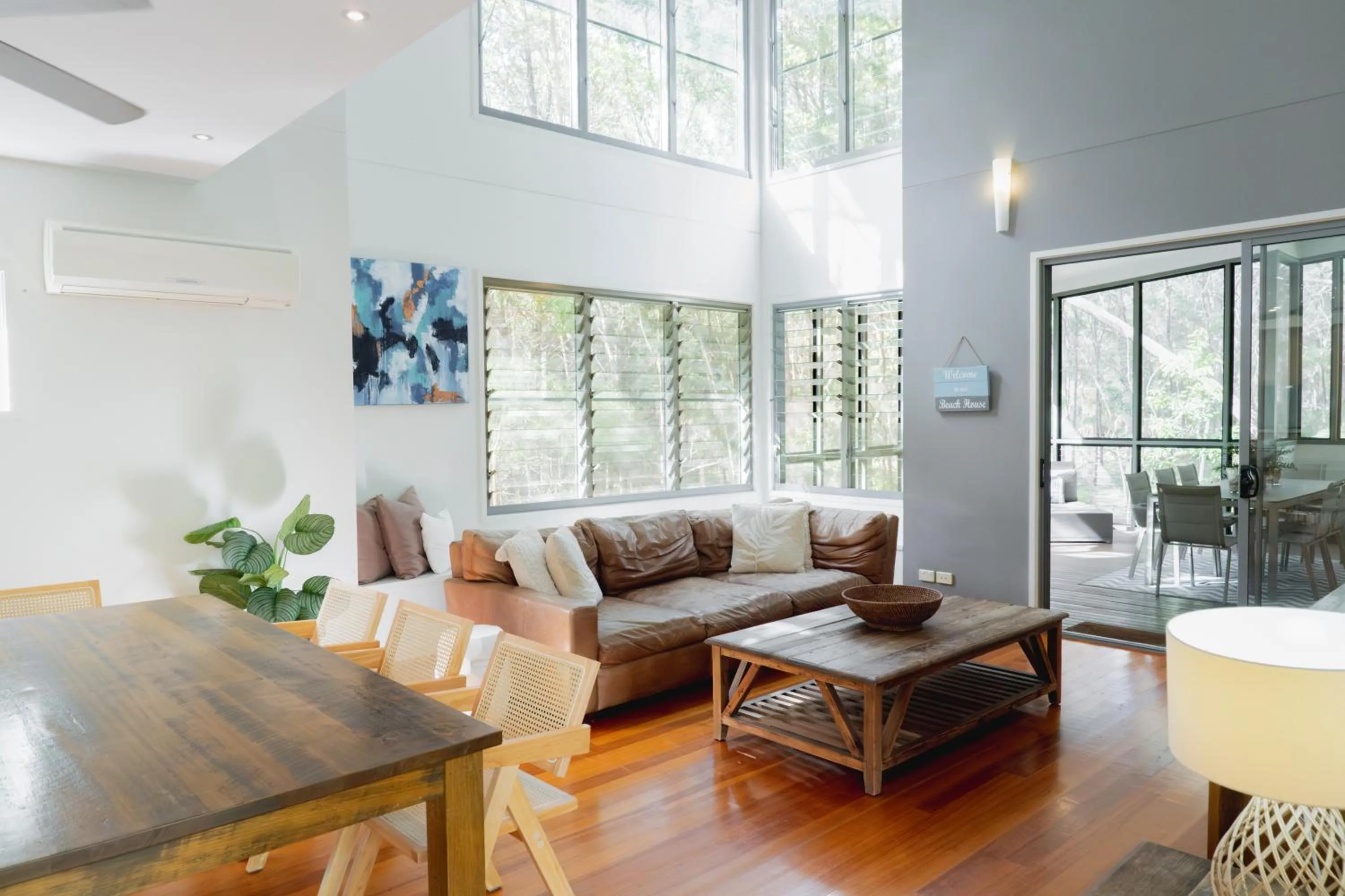 Living room in Beach Road Holiday Homes
