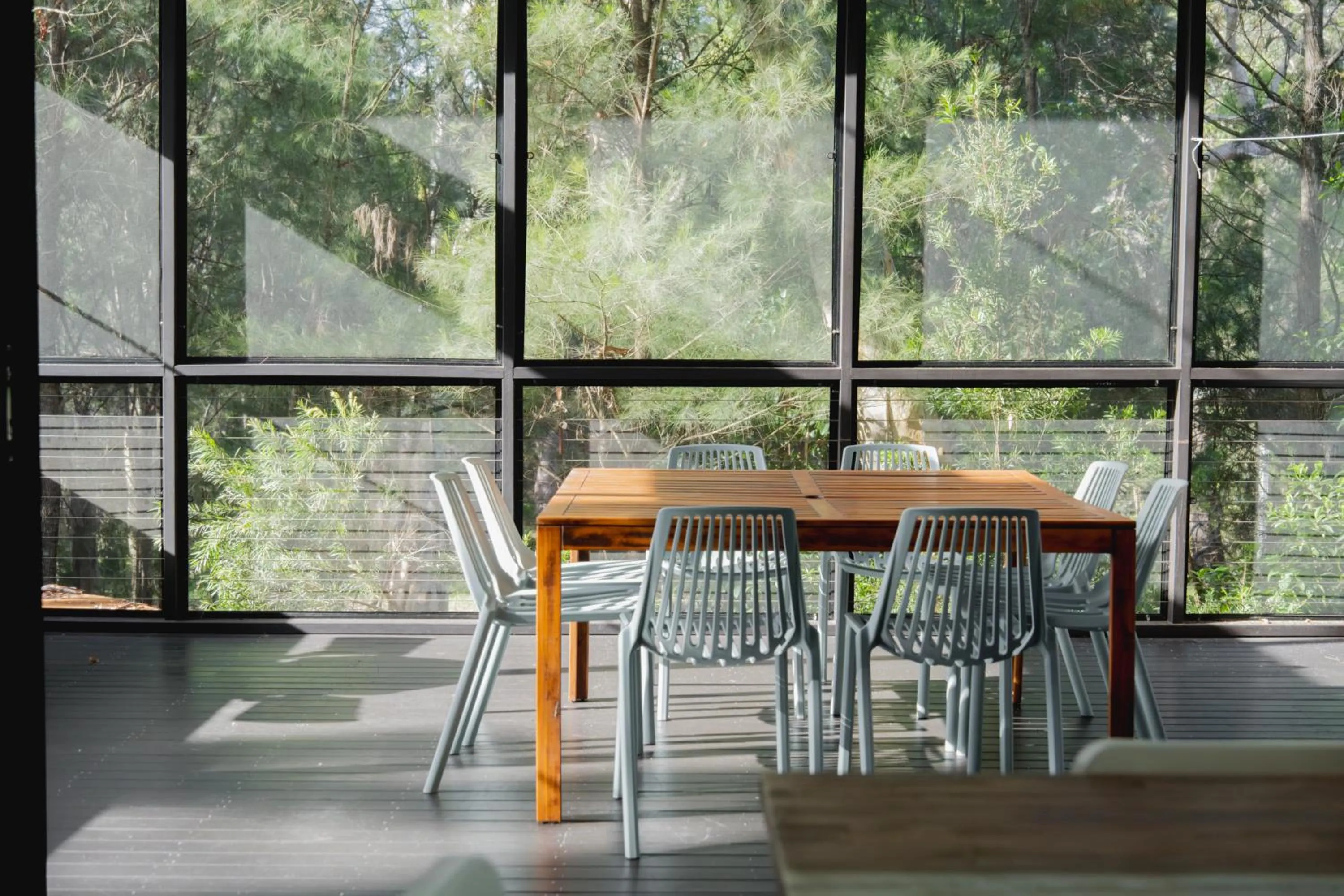 Patio in Beach Road Holiday Homes