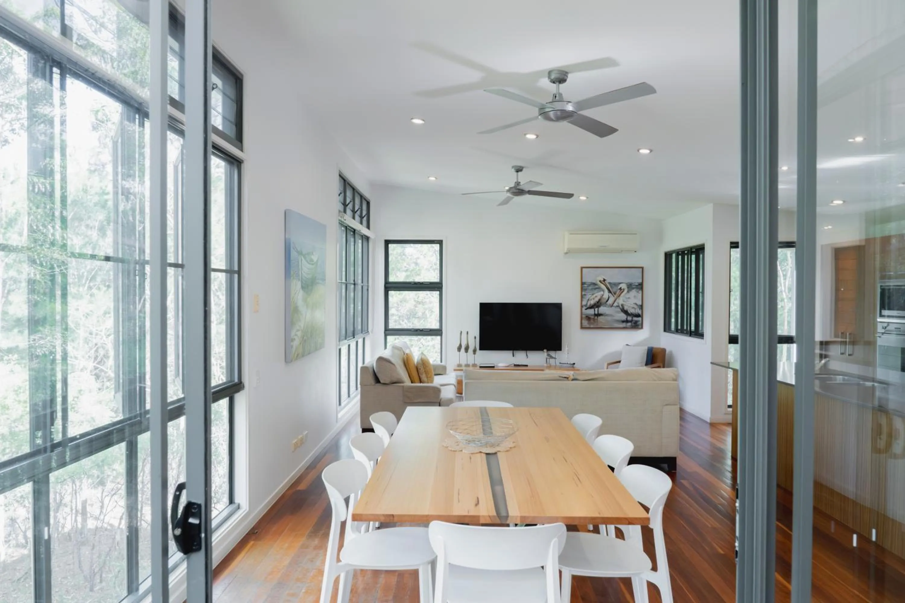 Patio in Beach Road Holiday Homes