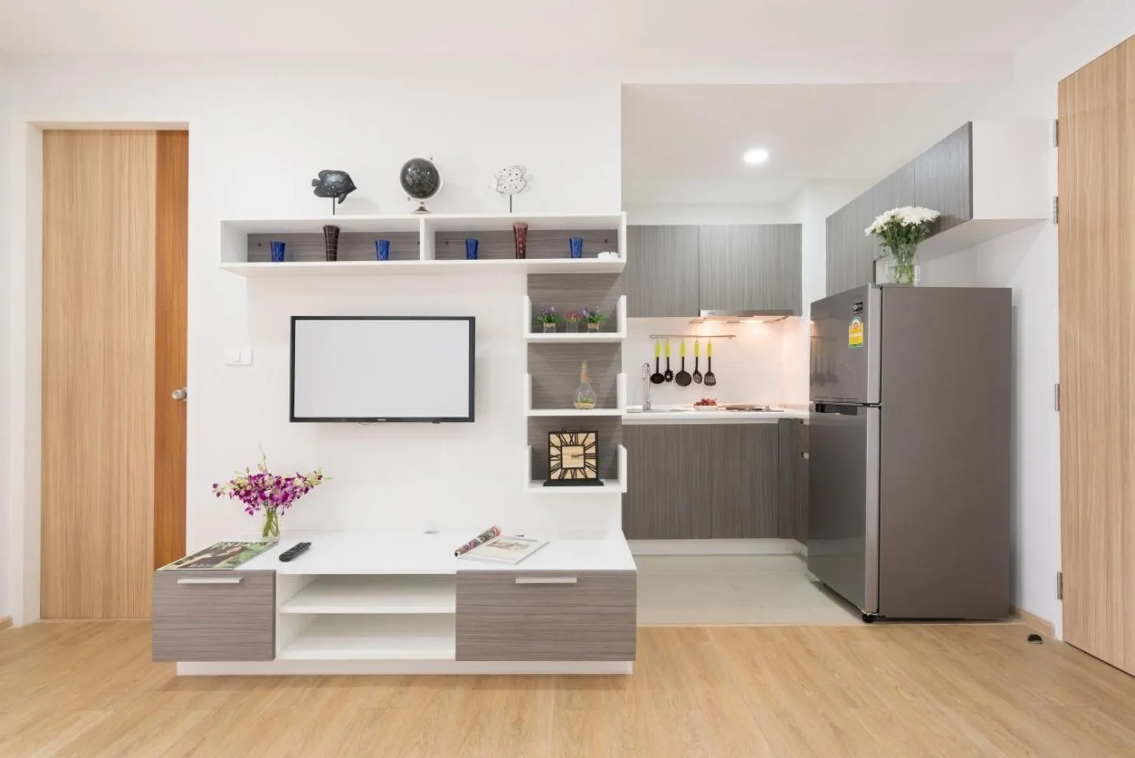 Kitchen or kitchenette in Ozone Condotel by RESAVA