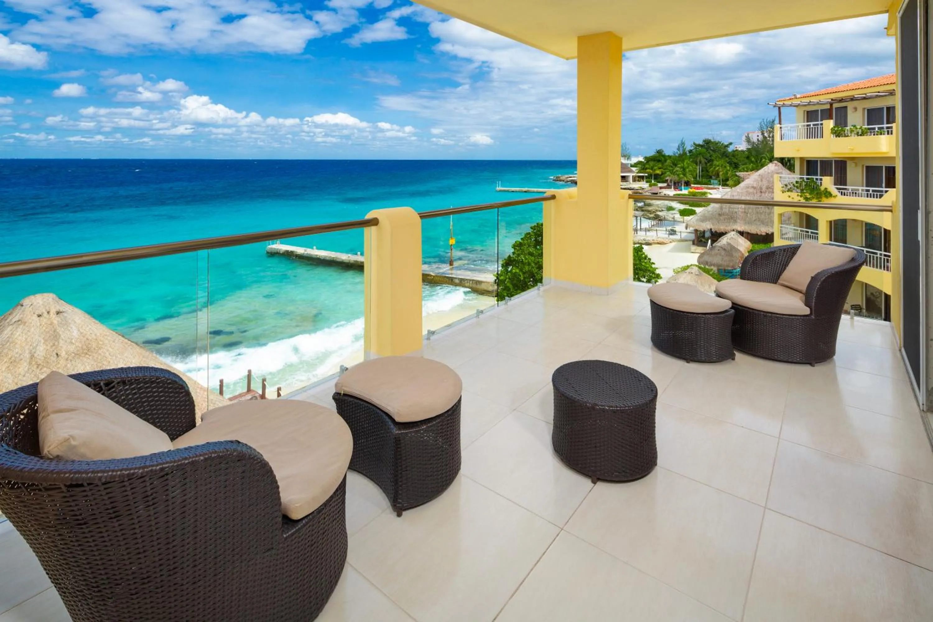 Balcony/Terrace in Playa Azul Cozumel