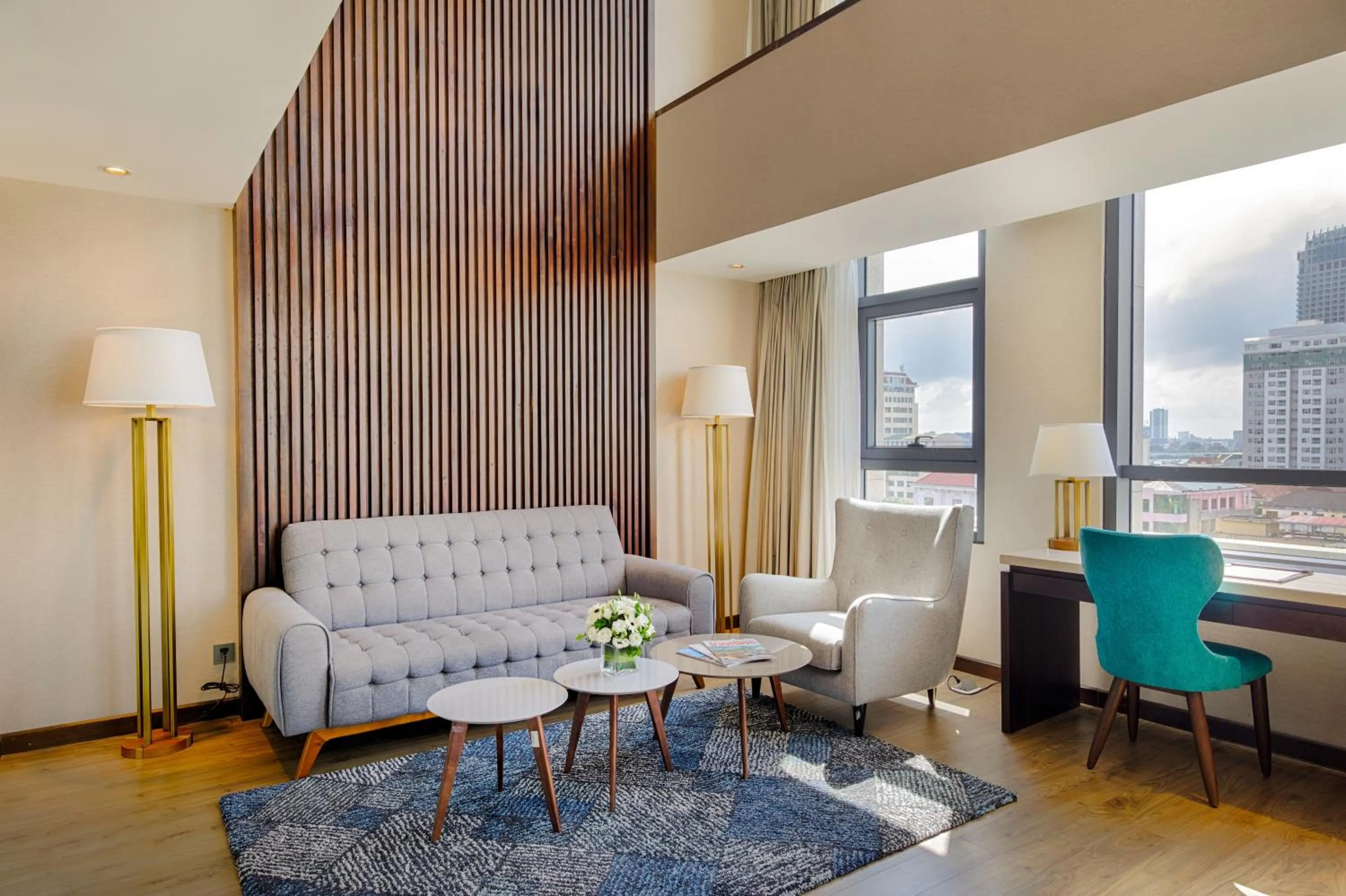 Living room in New Orient Hotel Da Nang