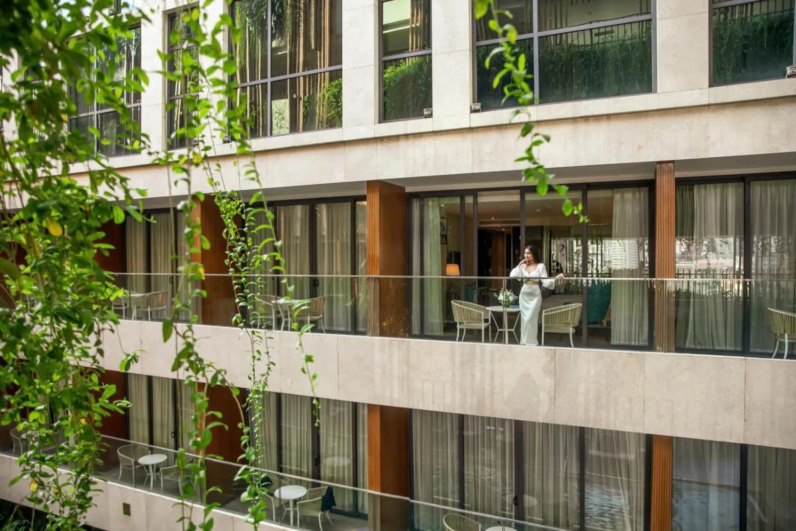 Balcony/Terrace in New Orient Hotel Da Nang