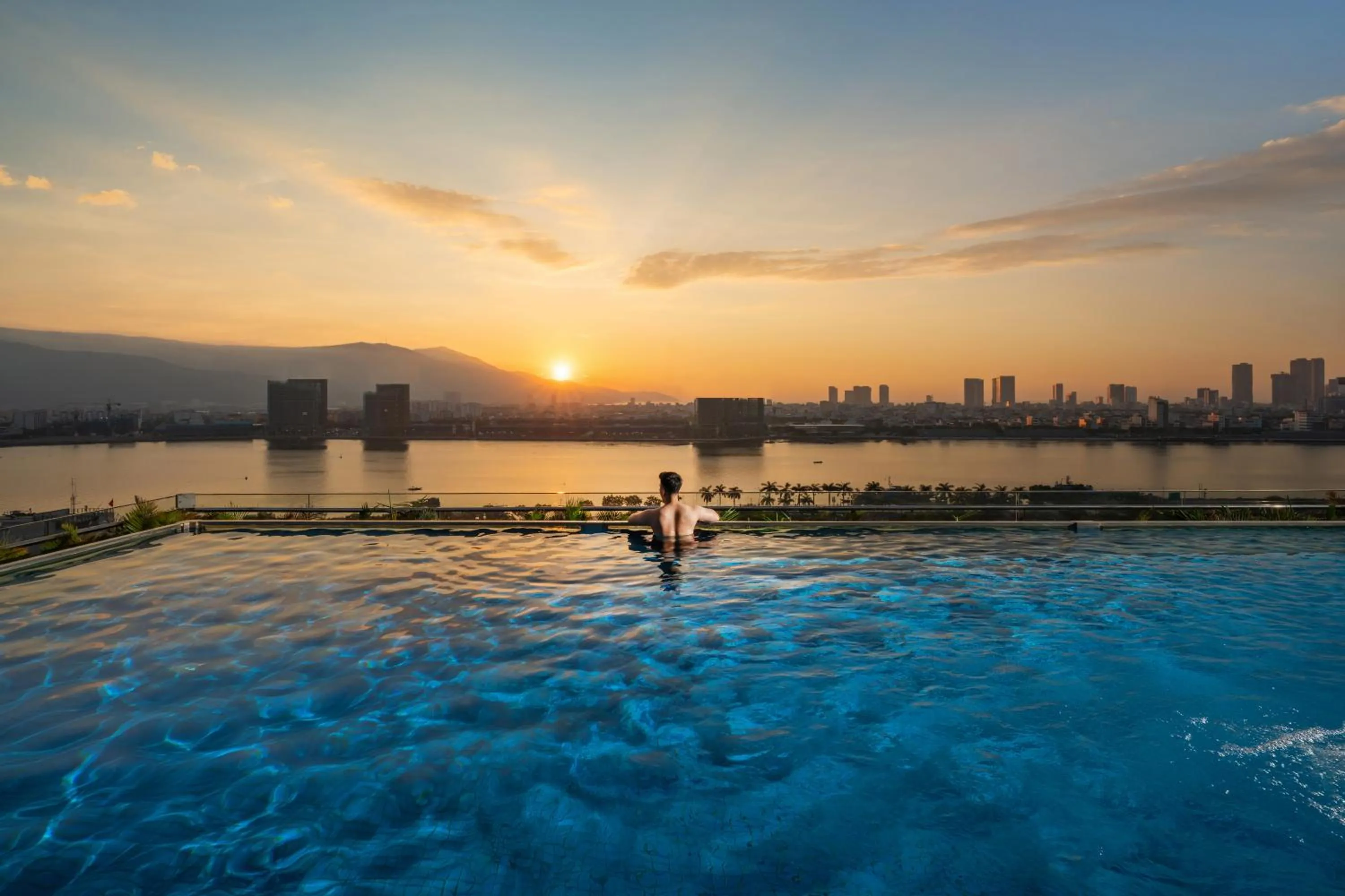 Swimming pool in New Orient Hotel Da Nang