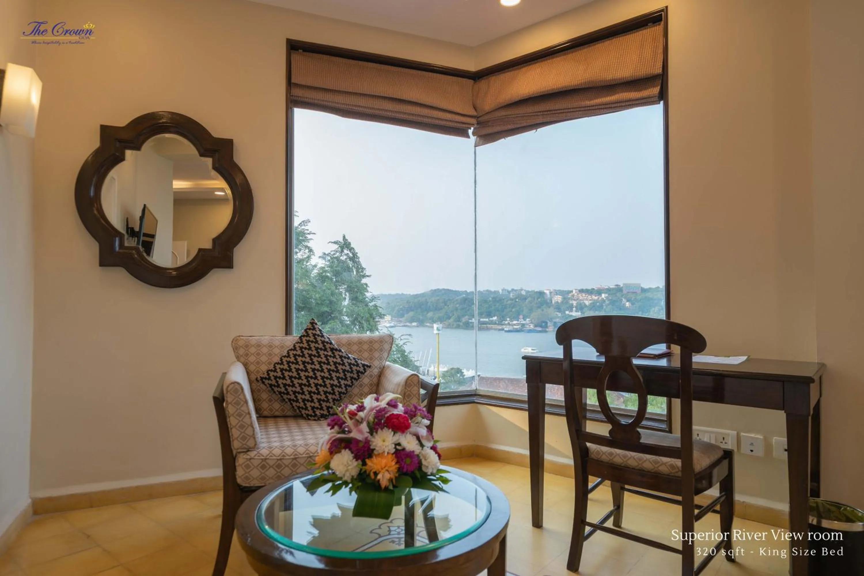 River view in The Crown Goa