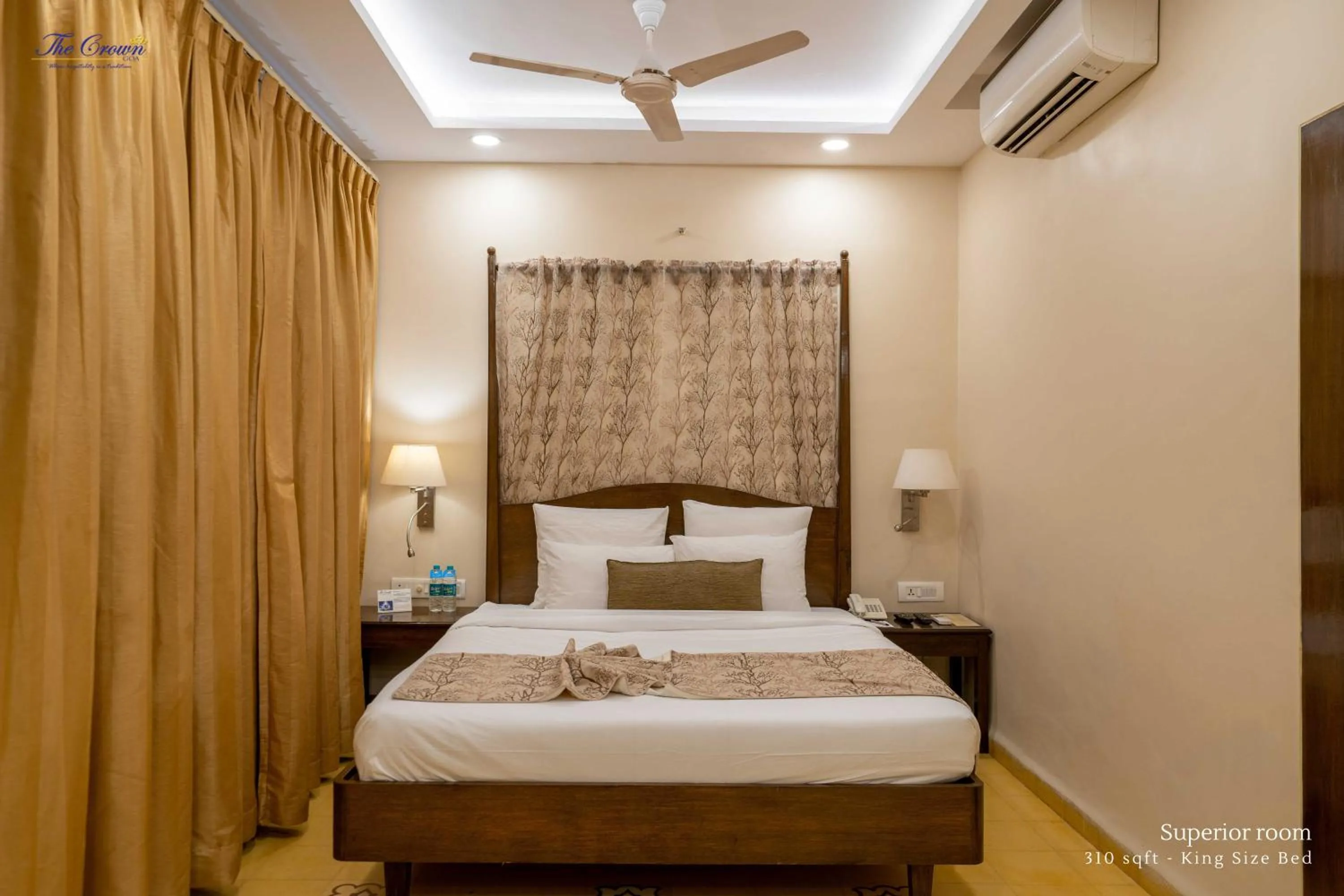 Bed in The Crown Goa