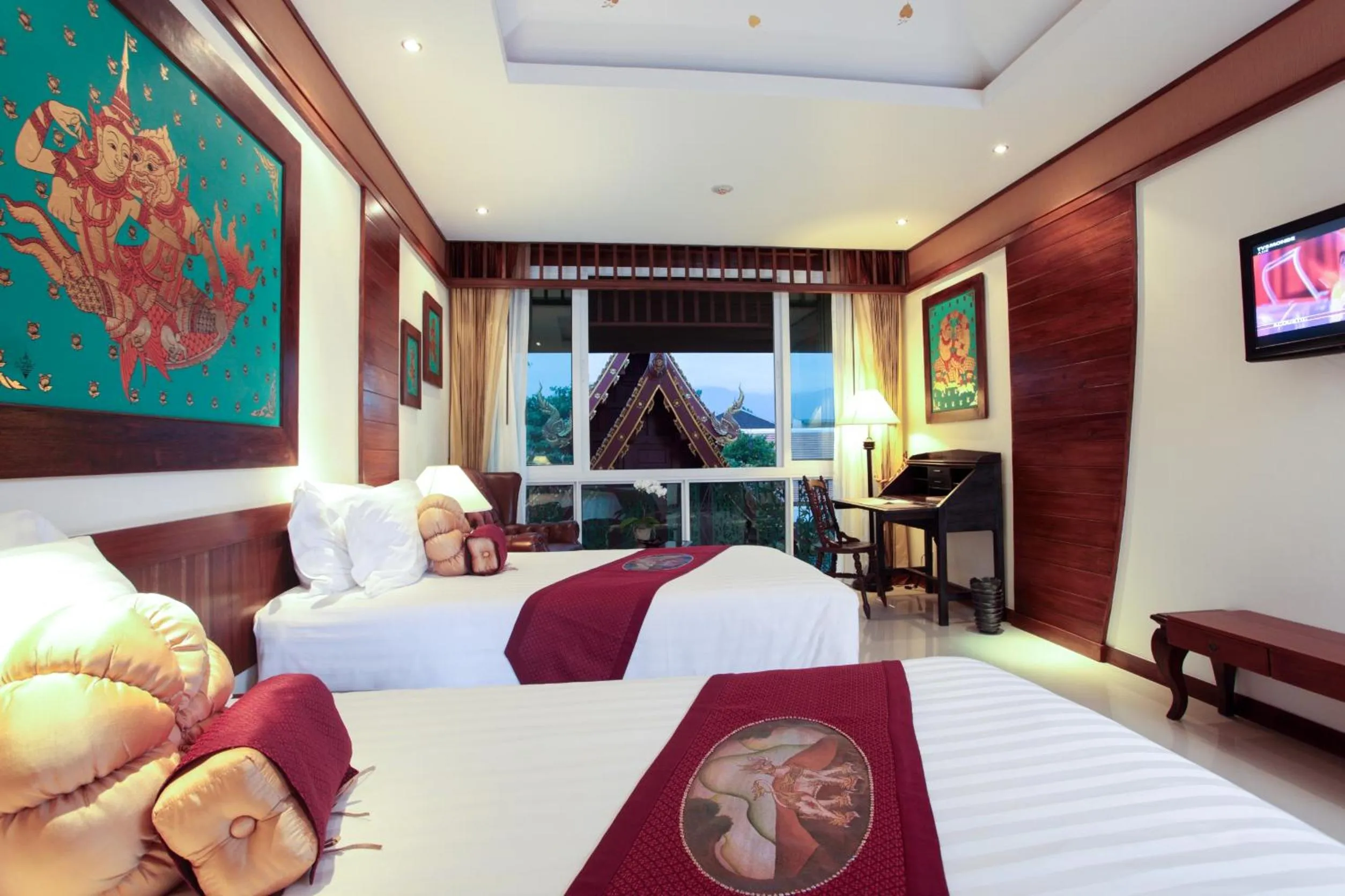 Bed in Kodchasri Thani Hotel Chiangmai