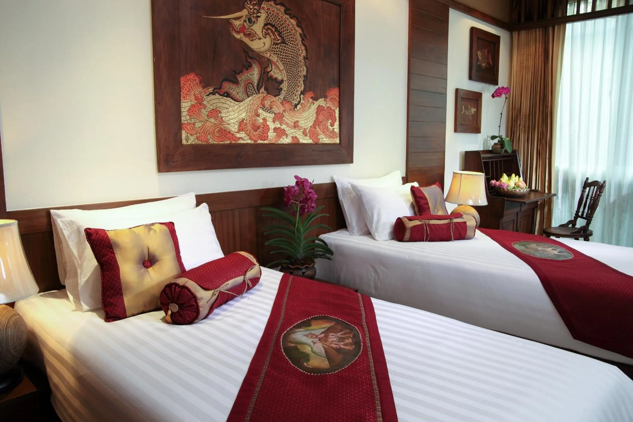 Bed in Kodchasri Thani Hotel Chiangmai